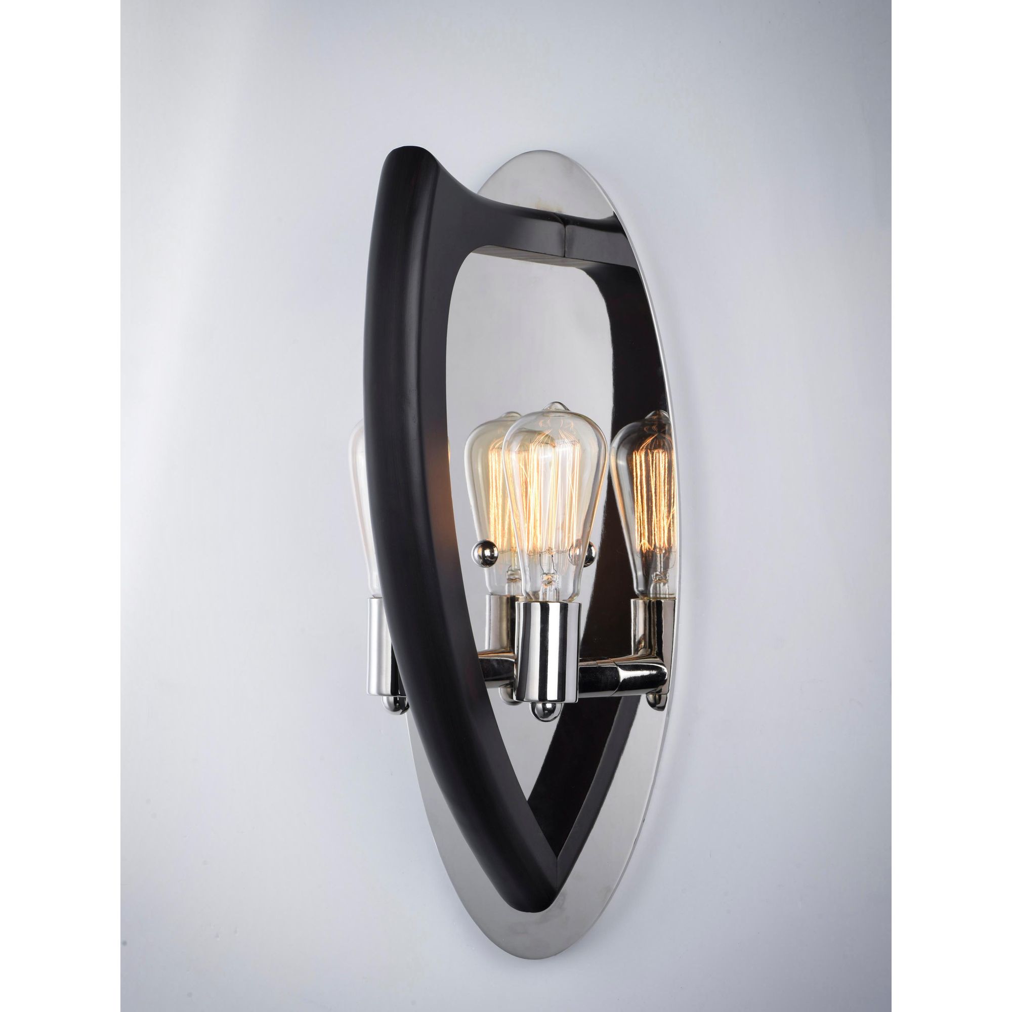 Studio M SM23800WEPN Crescendo 2-Light Wall Sconce in Wenge / Polished Nickel