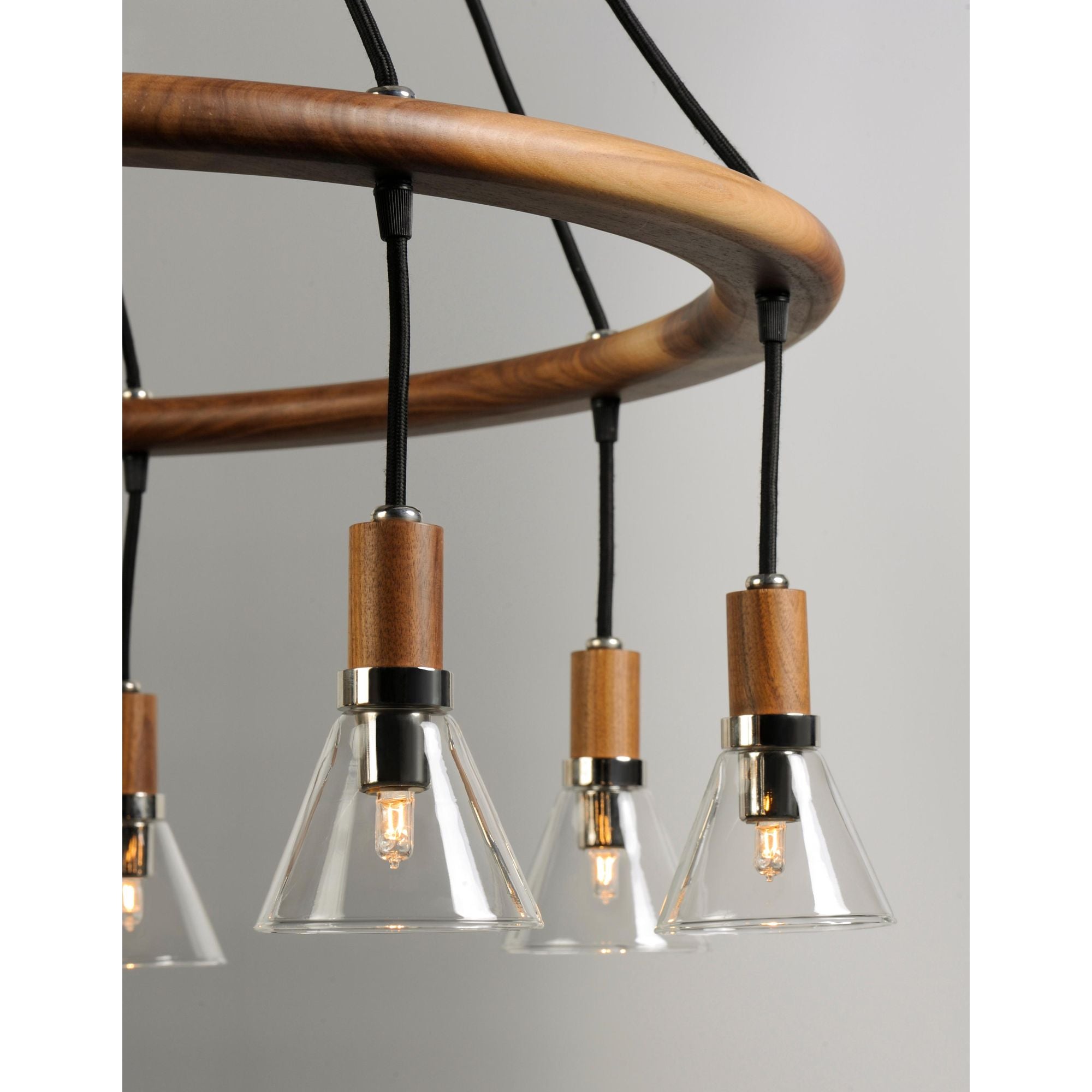 Studio M SM23825CLWN Scan 8-Light Pendant in Walnut