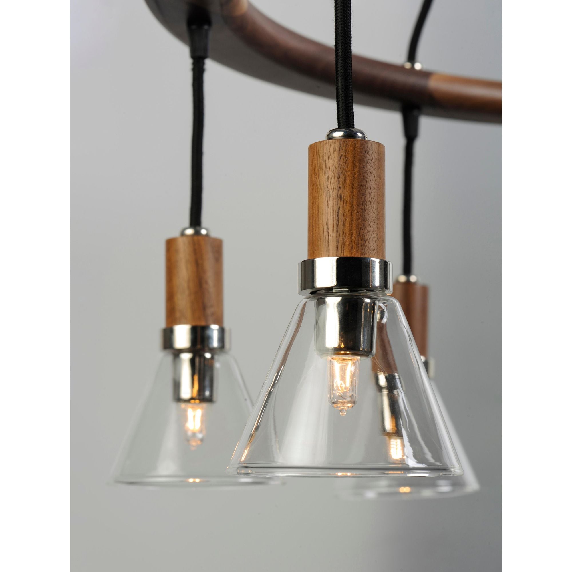 Studio M SM23825CLWN Scan 8-Light Pendant in Walnut