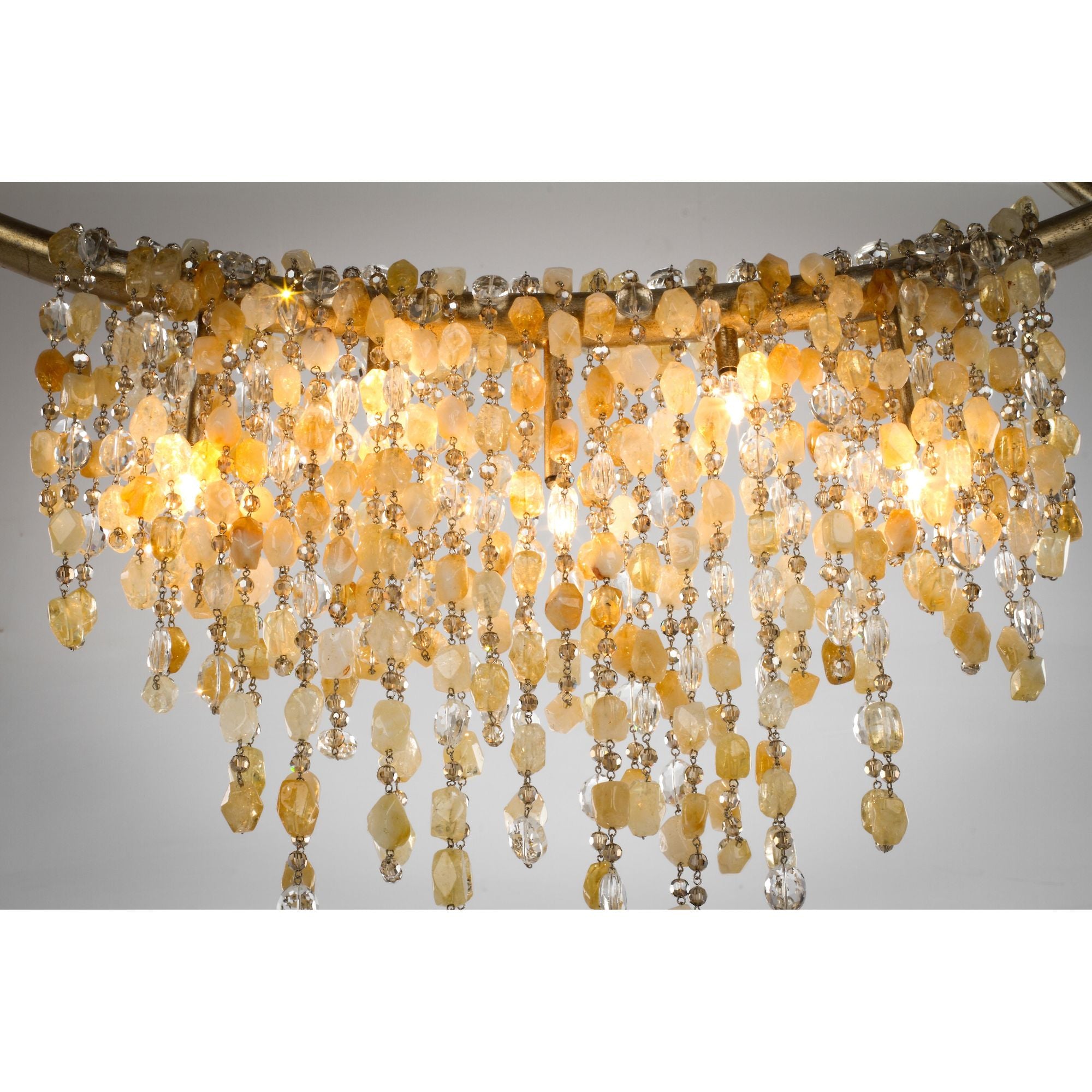 Studio M SM23834GS Cradle 5-Light Linear Chandelier in Golden Silver