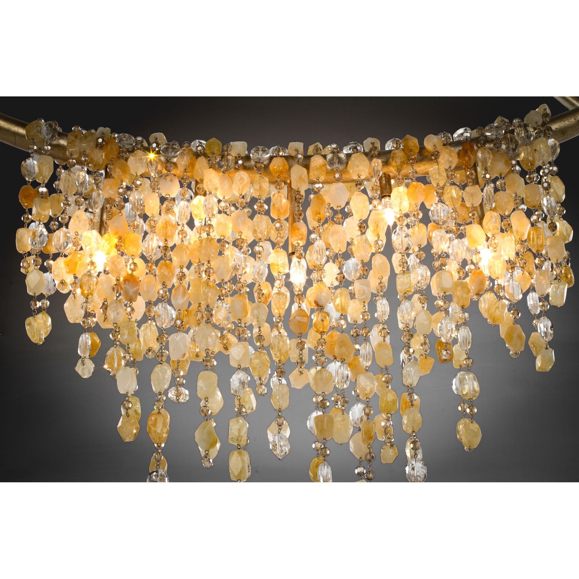 Studio M SM23834GS Cradle 5-Light Linear Chandelier in Golden Silver