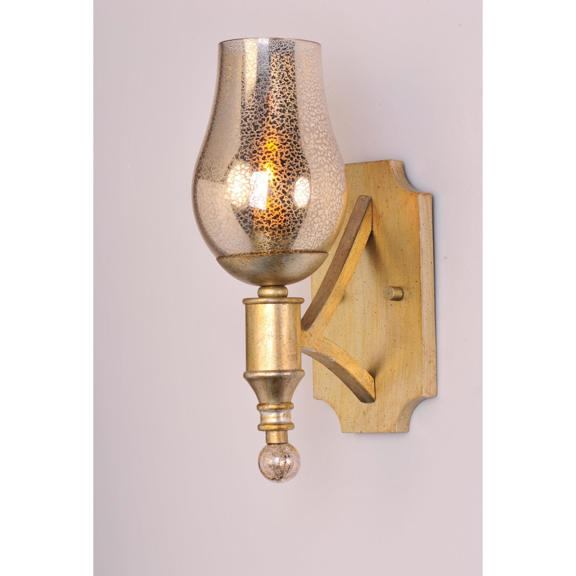 Studio M SM23971MGSG Mirabelle 1-Light Wall Sconce in Silver Gold