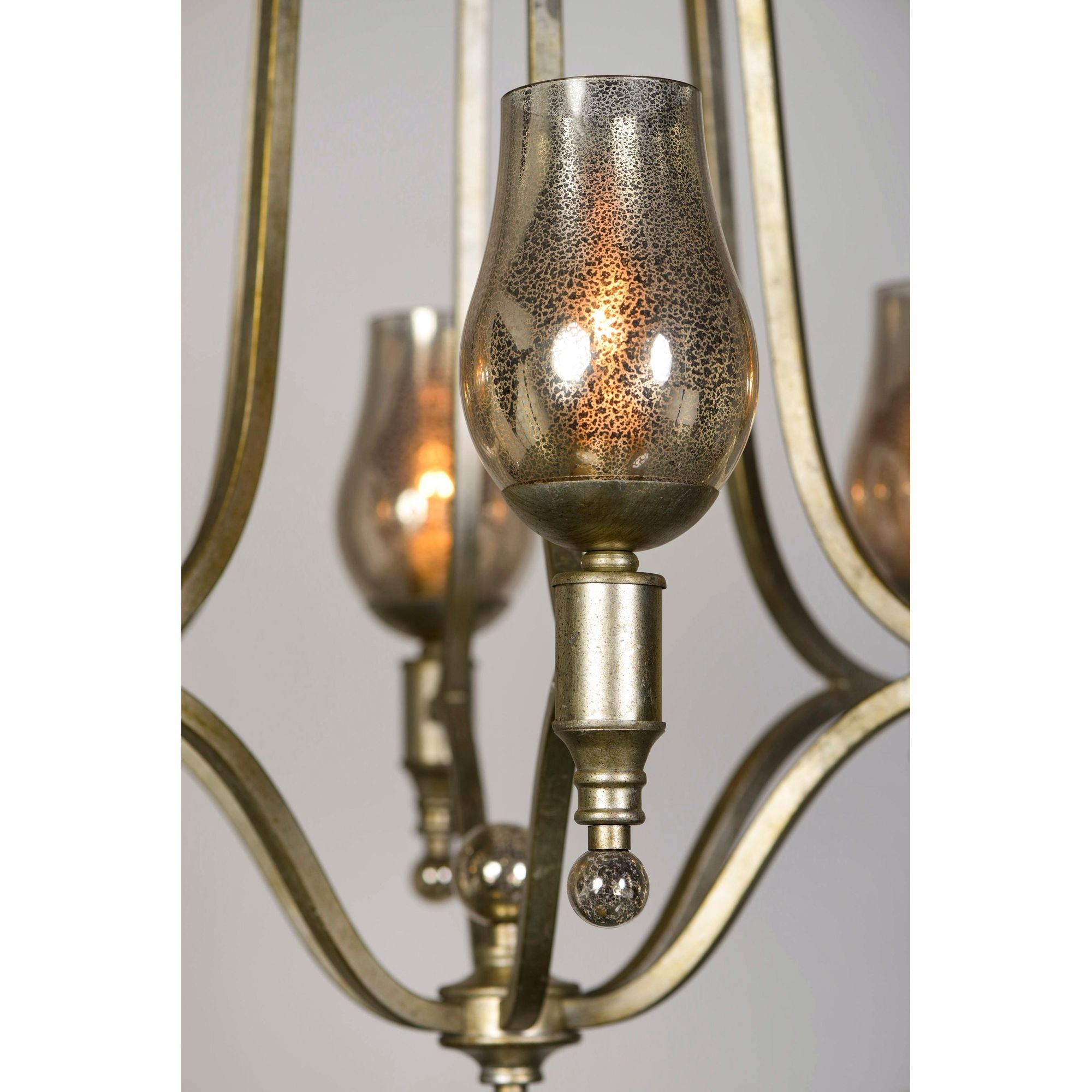 Studio M SM23973MGSG Mirabelle 4-Light Pendant in Silver Gold