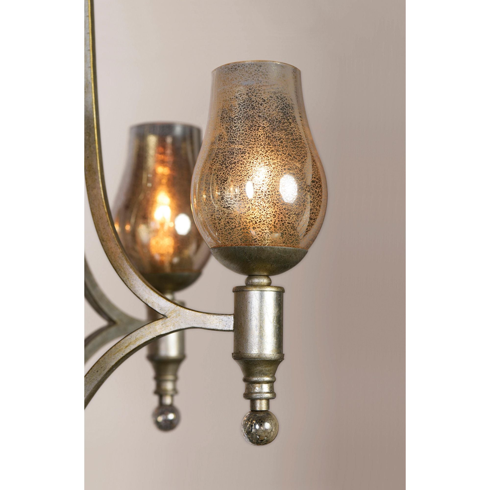 Studio M SM23975MGSG Mirabelle 6-Light Chandelier in Silver Gold