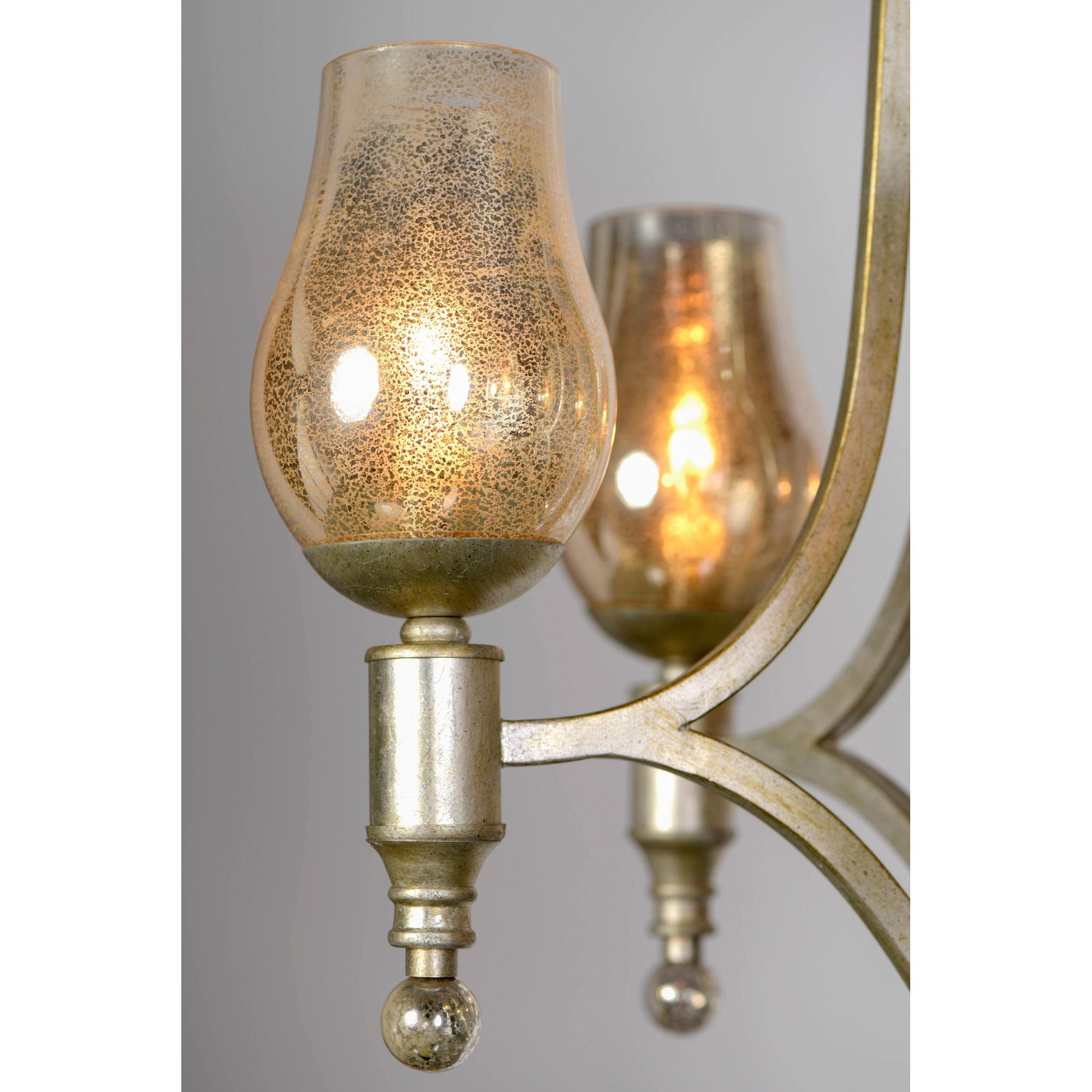 Studio M SM23975MGSG Mirabelle 6-Light Chandelier in Silver Gold