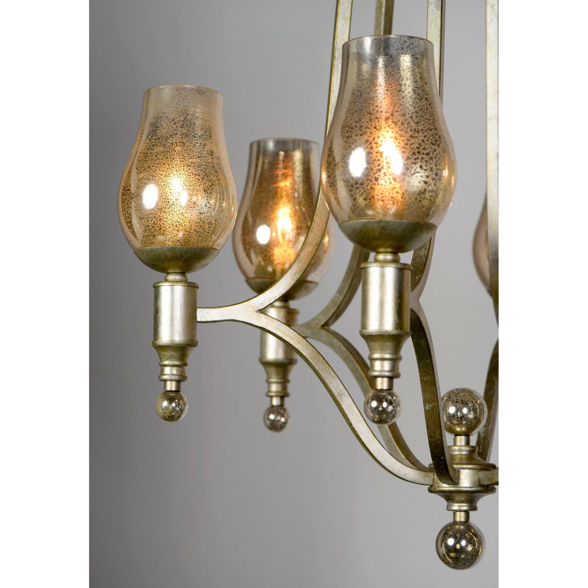 Studio M SM23975MGSG Mirabelle 6-Light Chandelier in Silver Gold