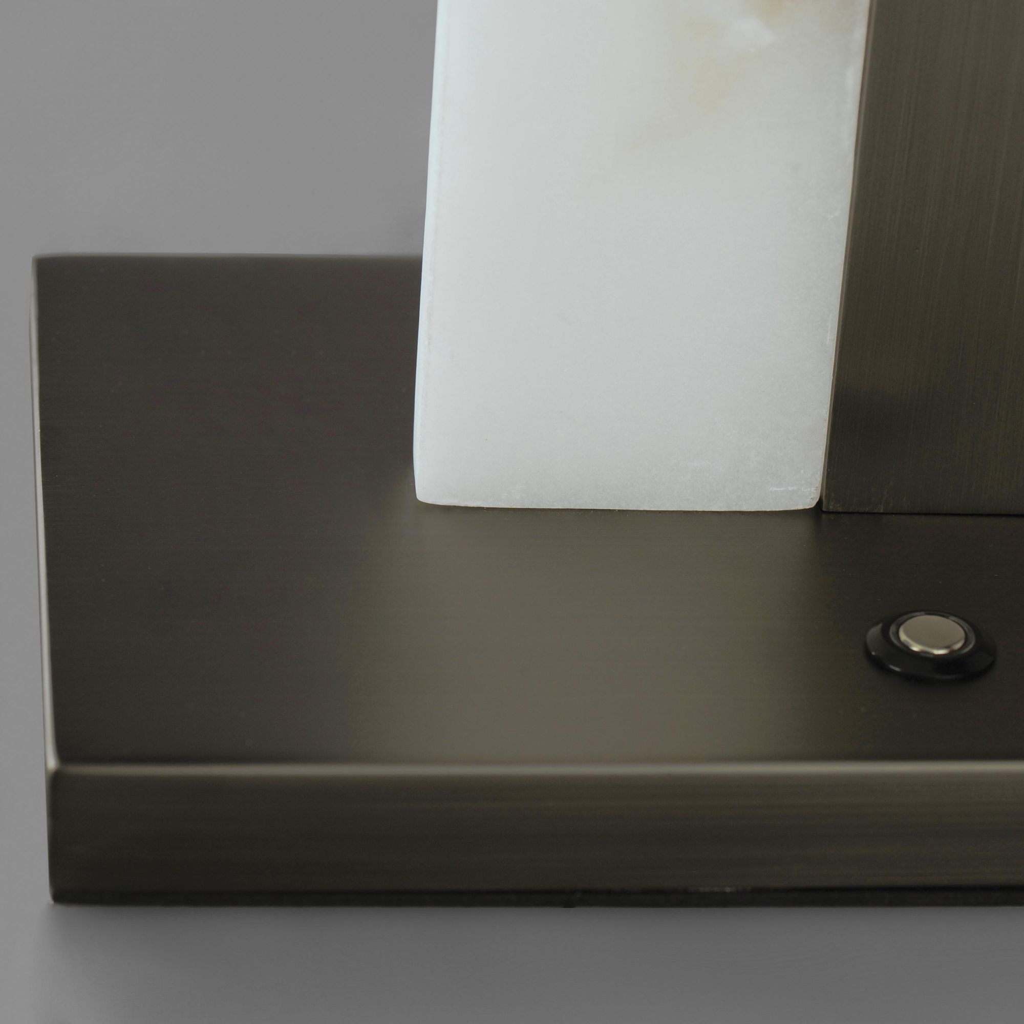 Studio M SM2421WABBZ New Age Spanish Alabaster Desk Lamp in Brushed Bronze