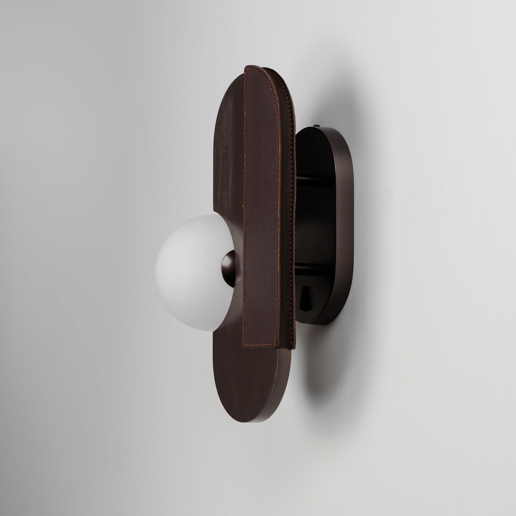 Studio M SM24600BBZ Stitched Side-Light Wall Sconce in Brushed Bronze by Nina Magon