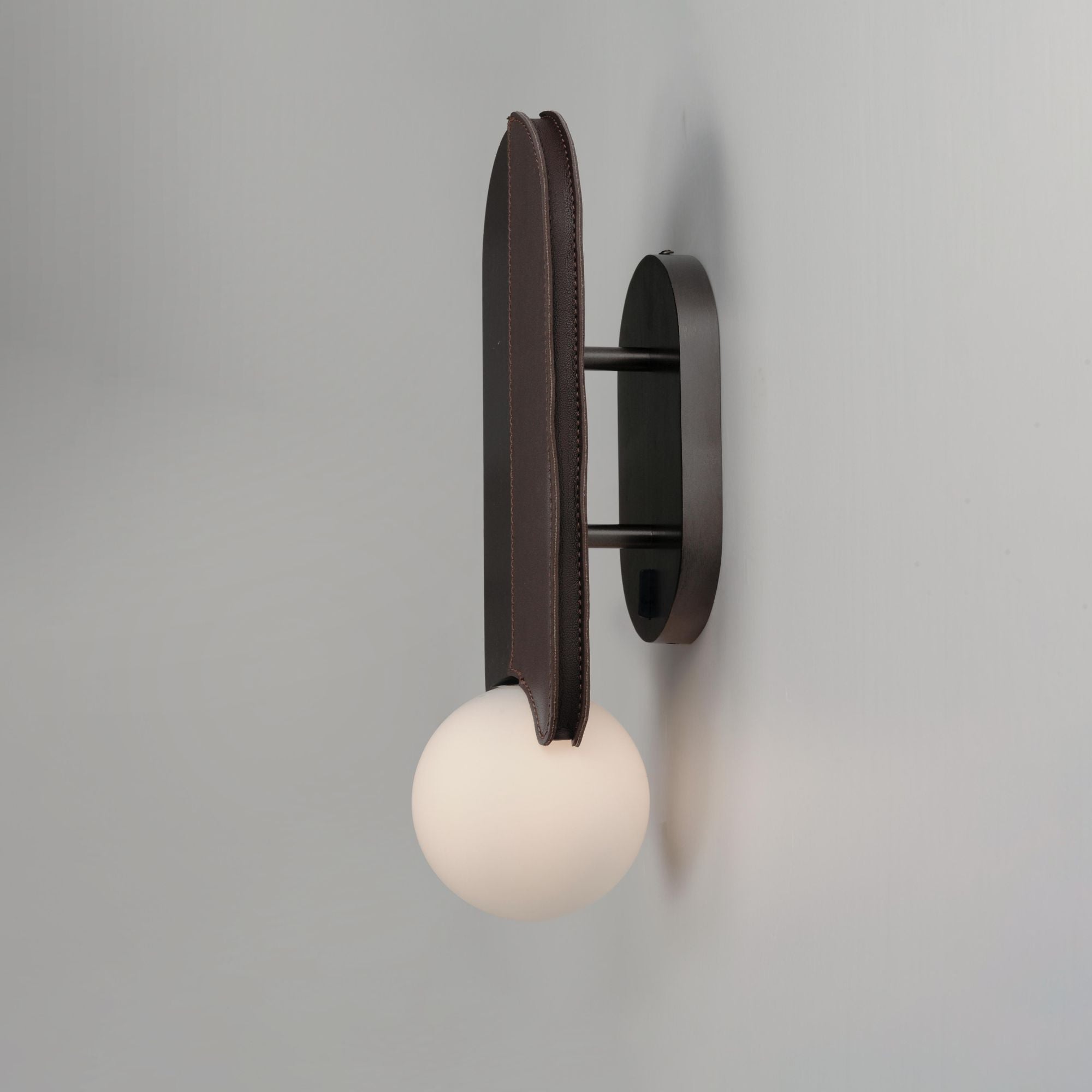 Studio M SM24601BBZ Stitched Down-Light Wall Sconce in Brushed Bronze by Nina Magon