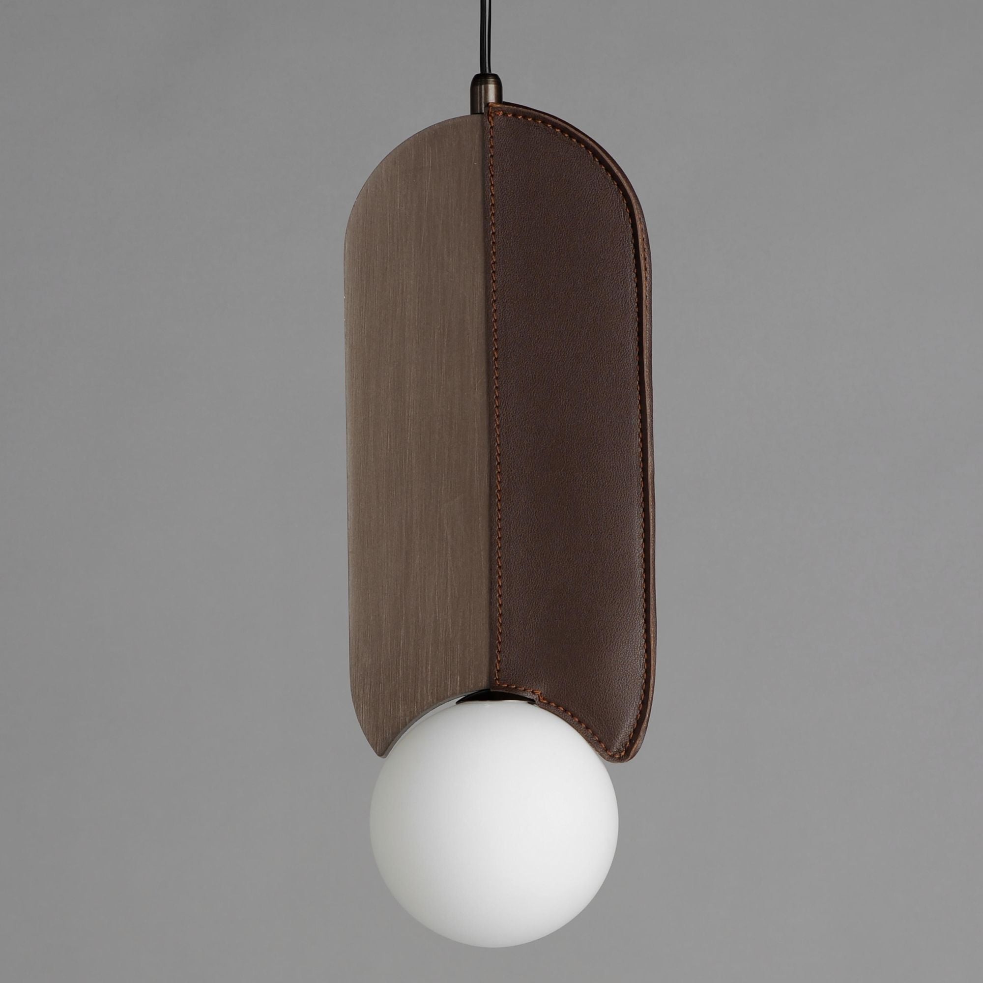 Studio M SM24603BBZ Stitched Down-Light Pendant in Brushed Bronze by Nina Magon