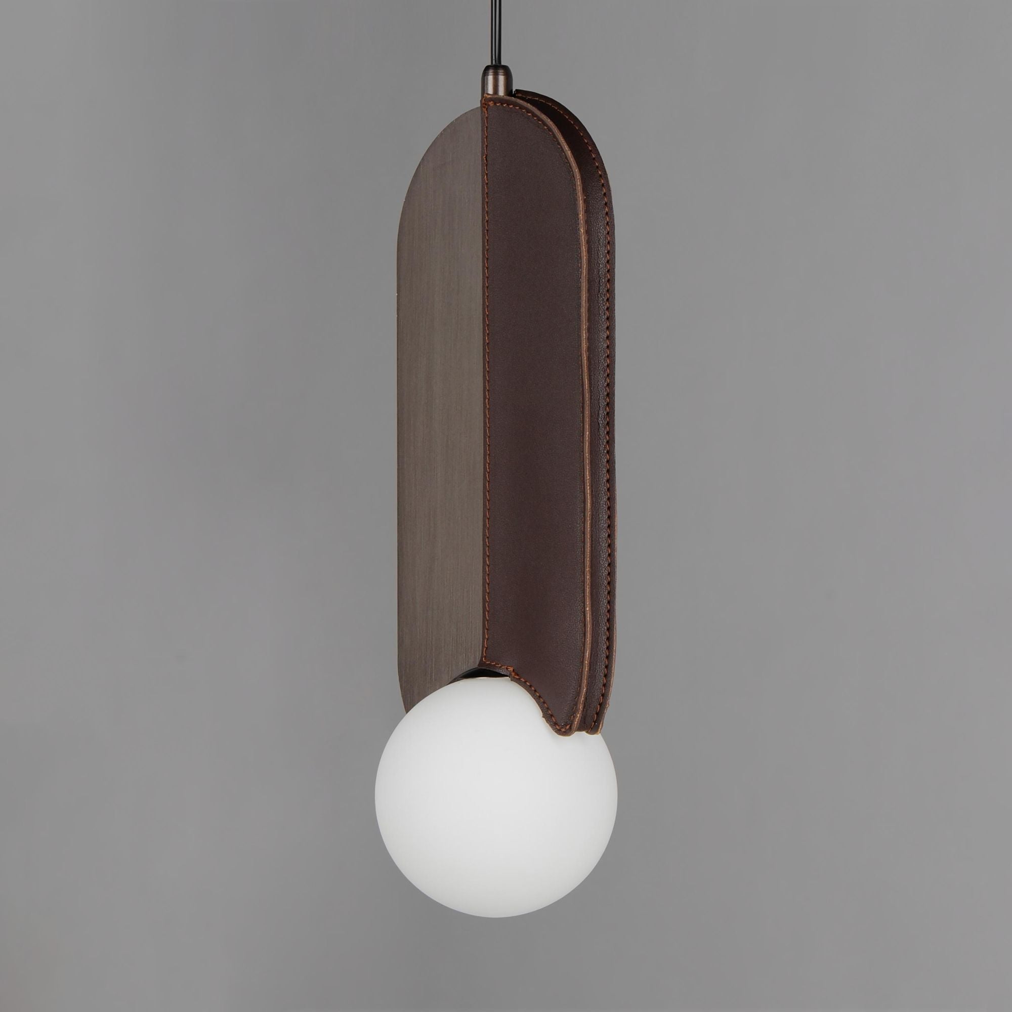 Studio M SM24603BBZ Stitched Down-Light Pendant in Brushed Bronze by Nina Magon