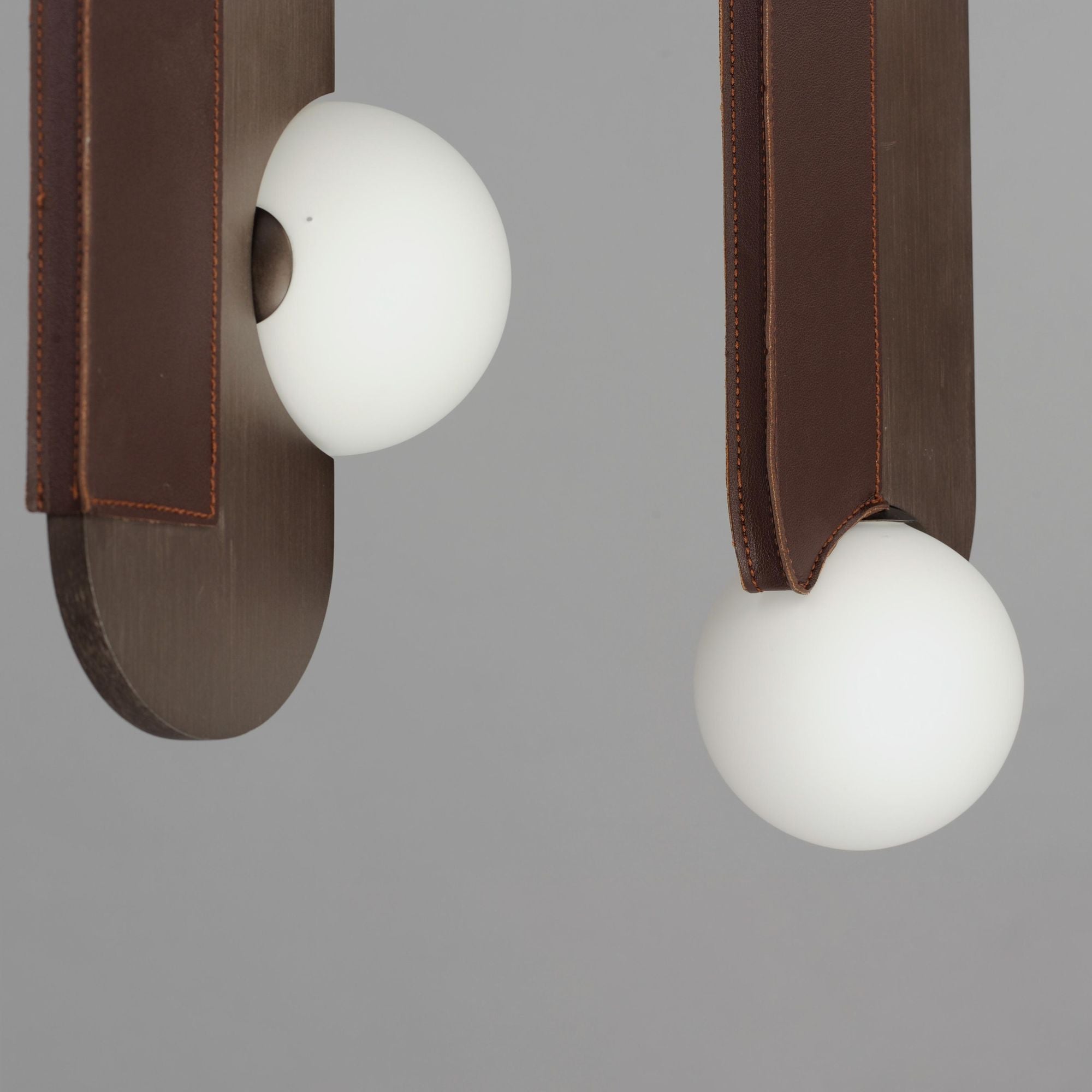 Studio M SM24605BBZ Stitched 5-Light Pendant in Brushed Bronze by Nina Magon