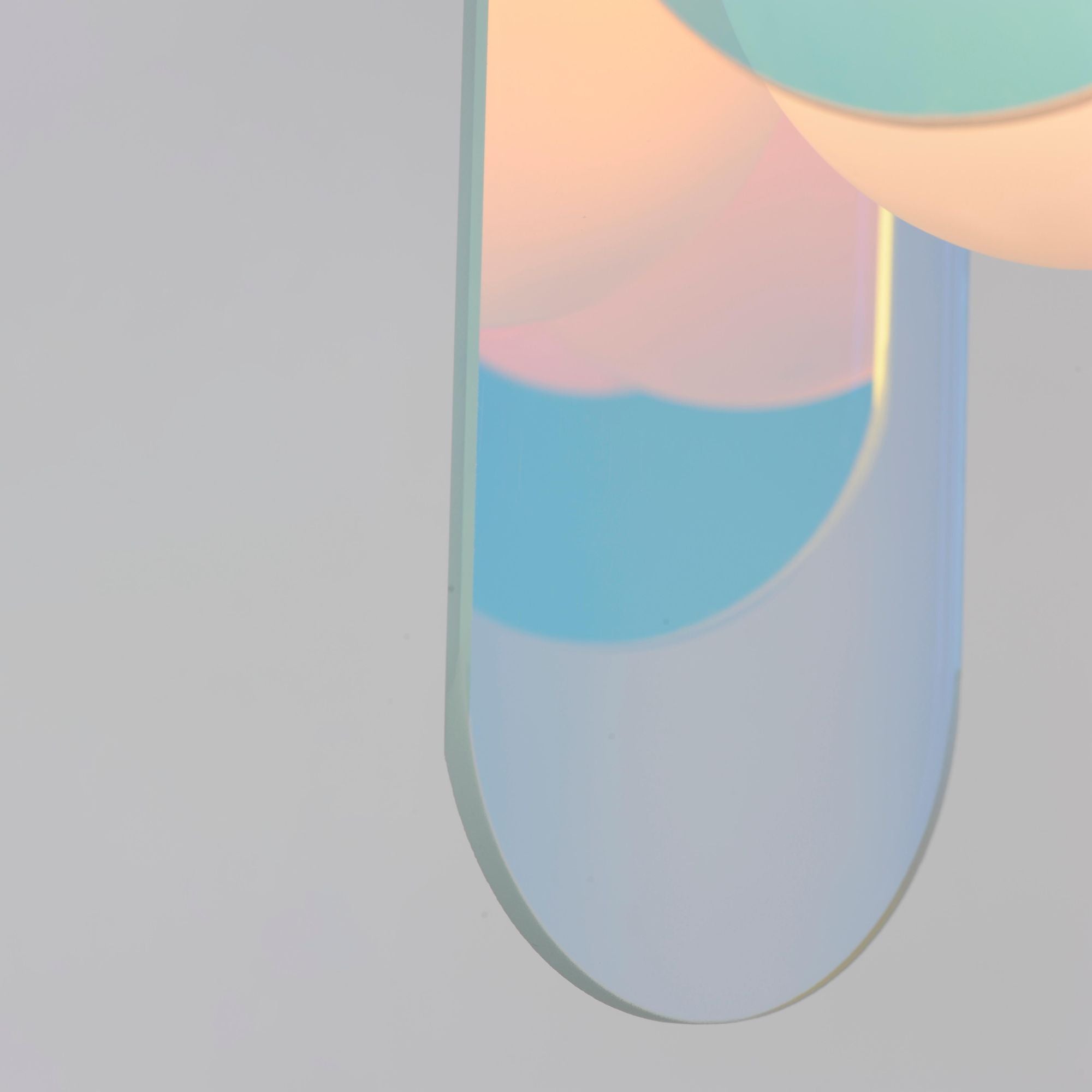 Studio M SM24811DCBBZ Megalith Single Pendant Dichroic Glass in Brushed Bronze by Nina Magon