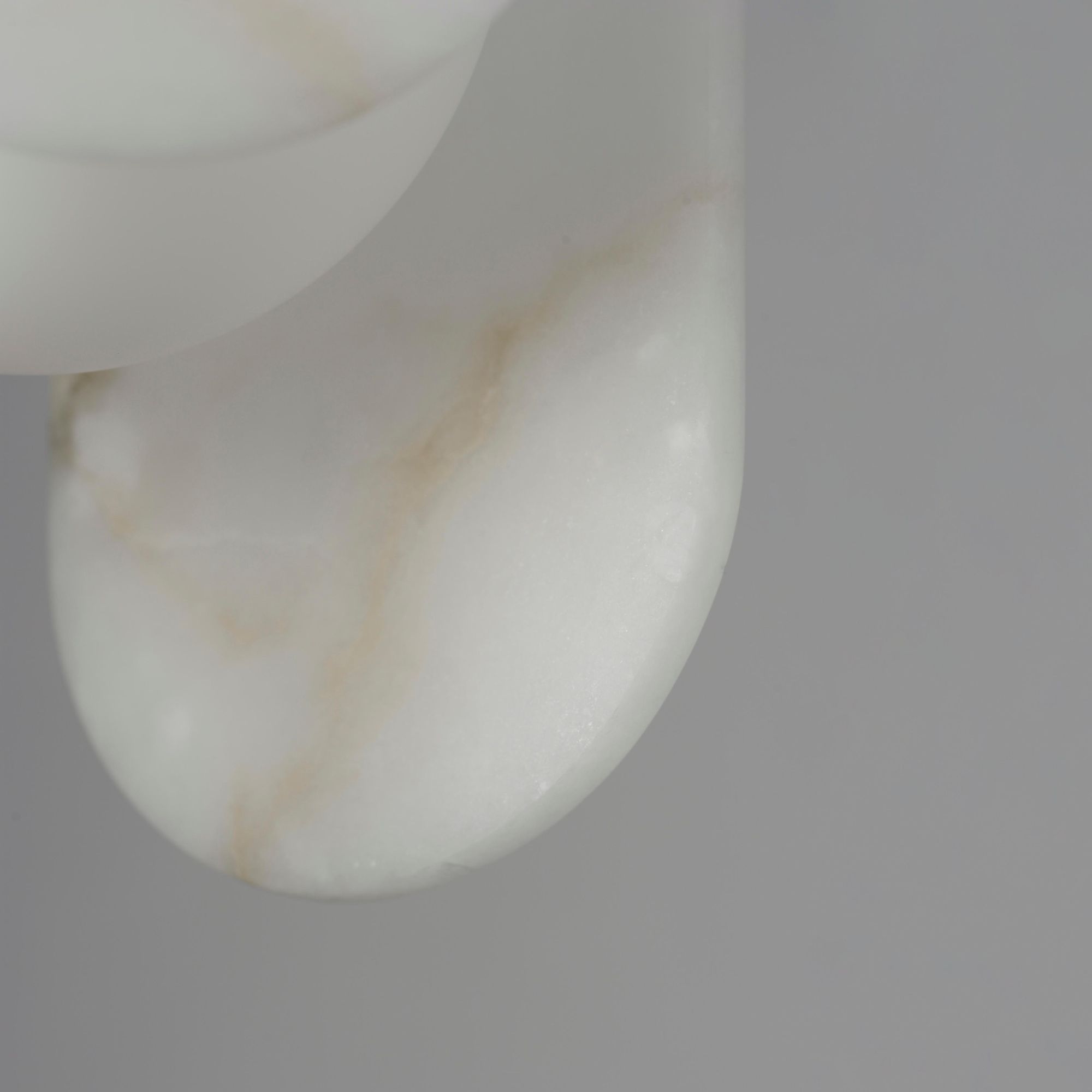 Studio M SM24811WABBZ Megalith Single Pendant Spanish Alabaster in Brushed Bronze by Nina Magon