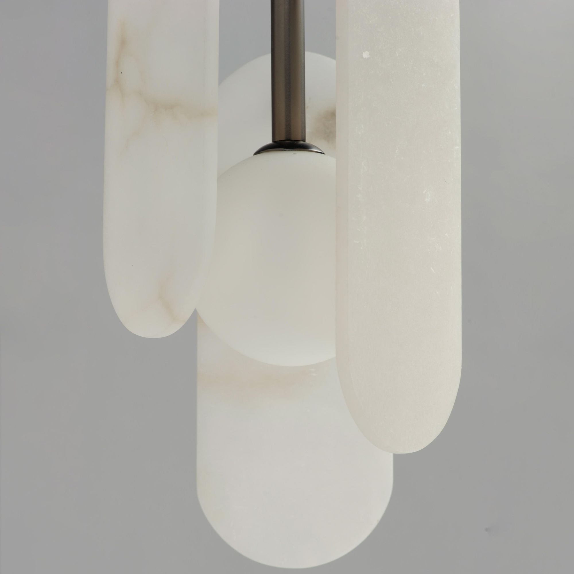 Studio M SM24815WAGM Megalith 5-Light Pendant Spanish Alabaster in Gunmetal by Nina Magon