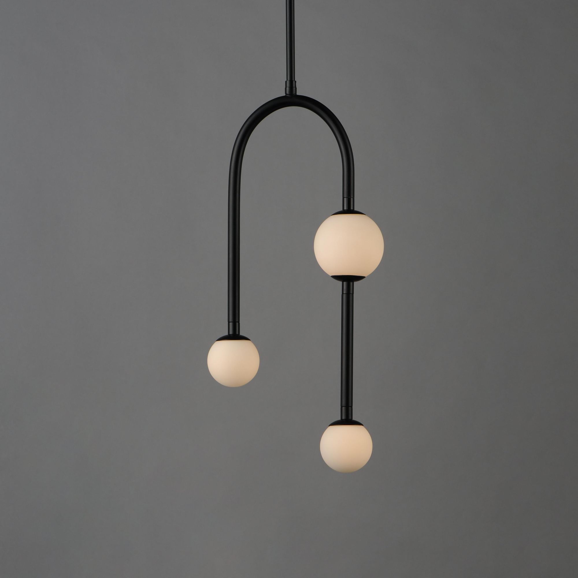 Studio M SM24833BK Alina 3-Light LED Pendant in Black by Nina Magon