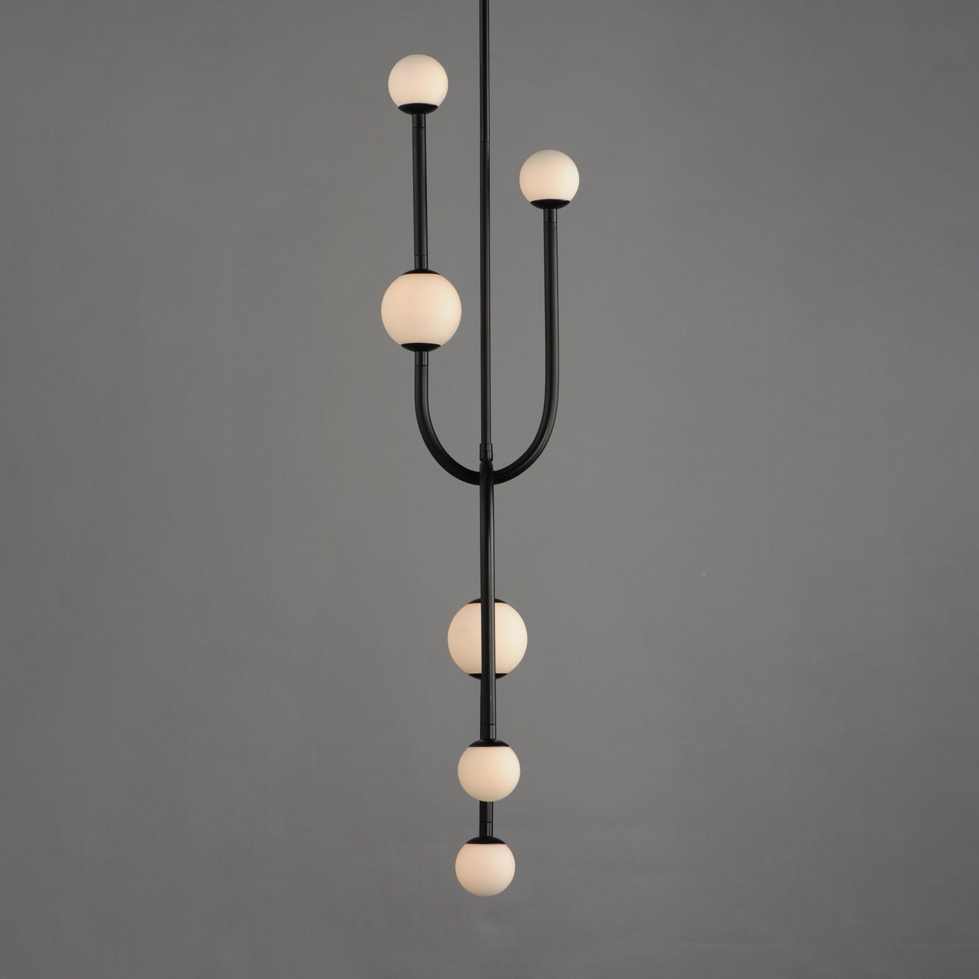 Studio M SM24836BK Alina 6-Light LED Pendant in Black by Nina Magon