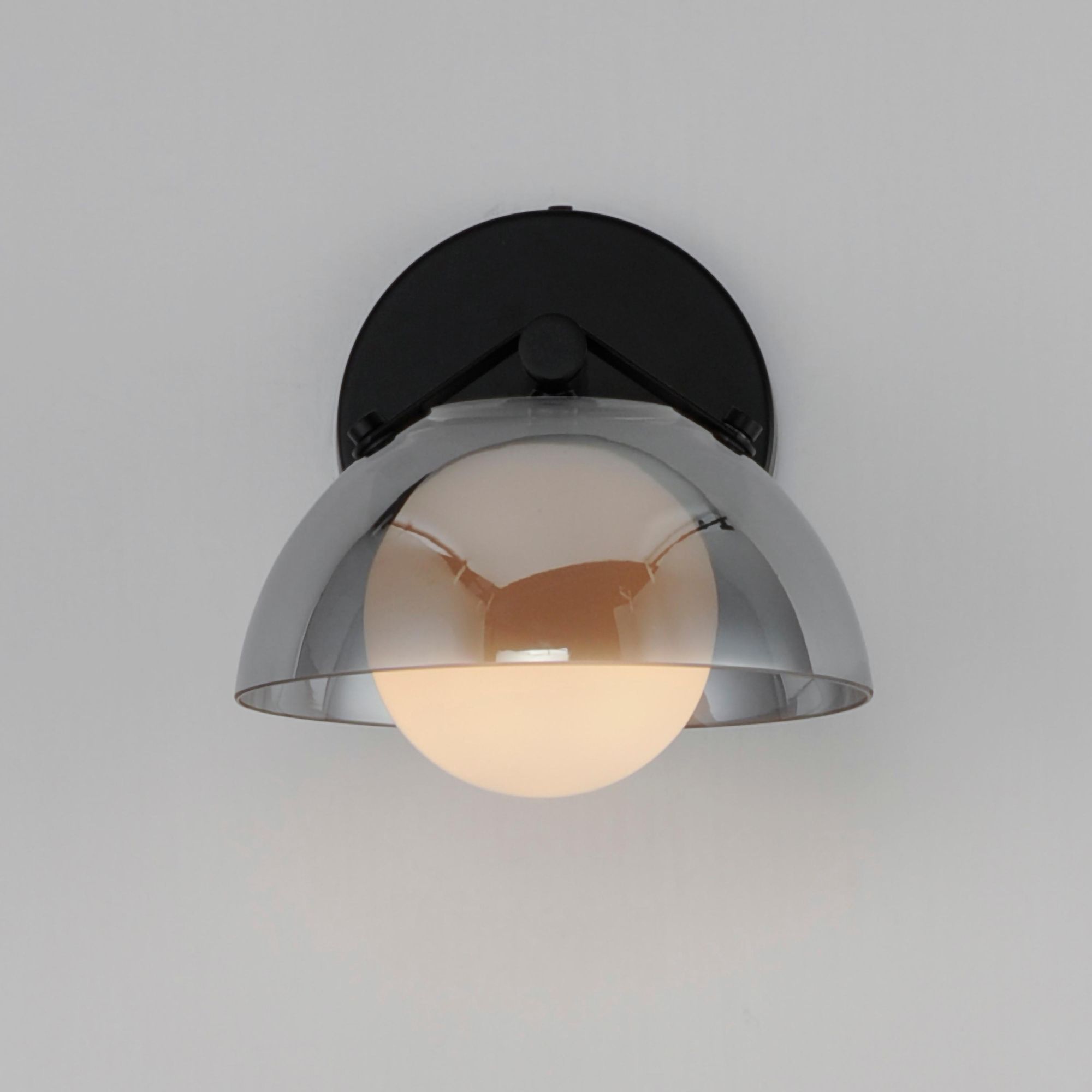 Studio M SM31001MSKGM Domain 1-Light - Smoke/Gunmetal Wall Sconce by Mat Sanders