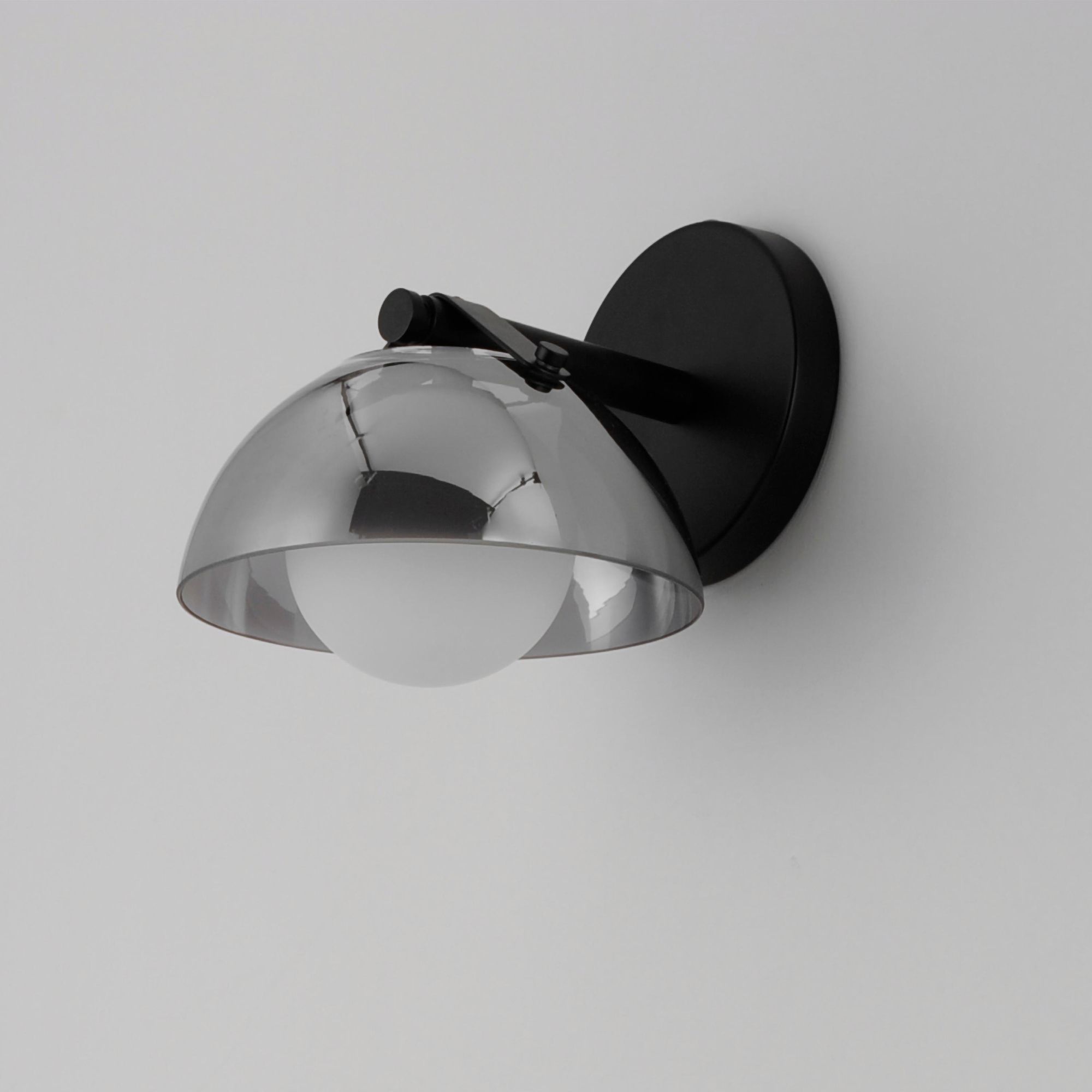 Studio M SM31001MSKGM Domain 1-Light - Smoke/Gunmetal Wall Sconce by Mat Sanders