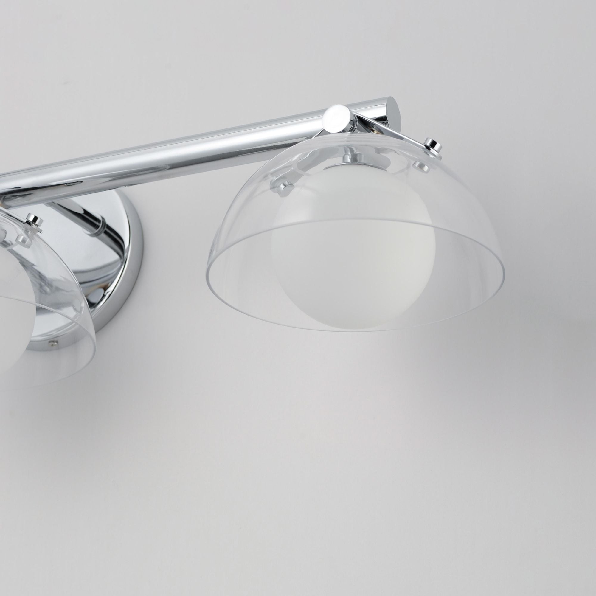 Studio M SM31003CLPC Domain 3-Light - Clear/Chrome Bath Vanity in Polished Chrome by Mat Sanders