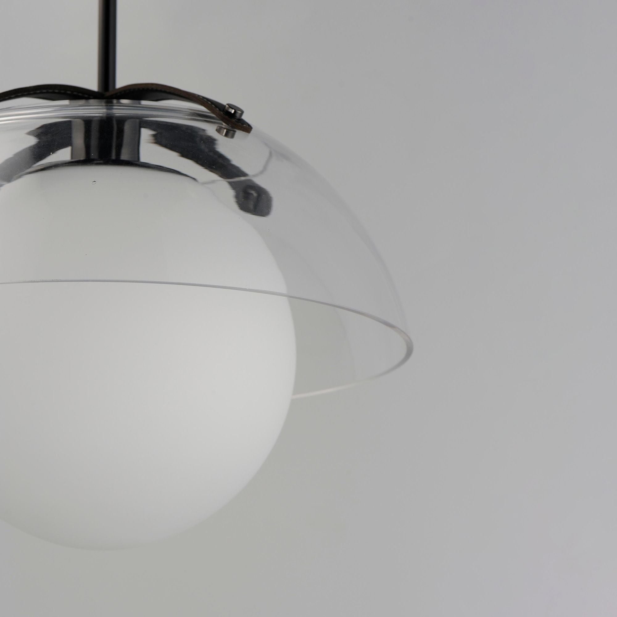 Studio M SM31014CLBC Domain 14" Pendant Clear/Black Nickel in Black Chrome by Mat Sanders