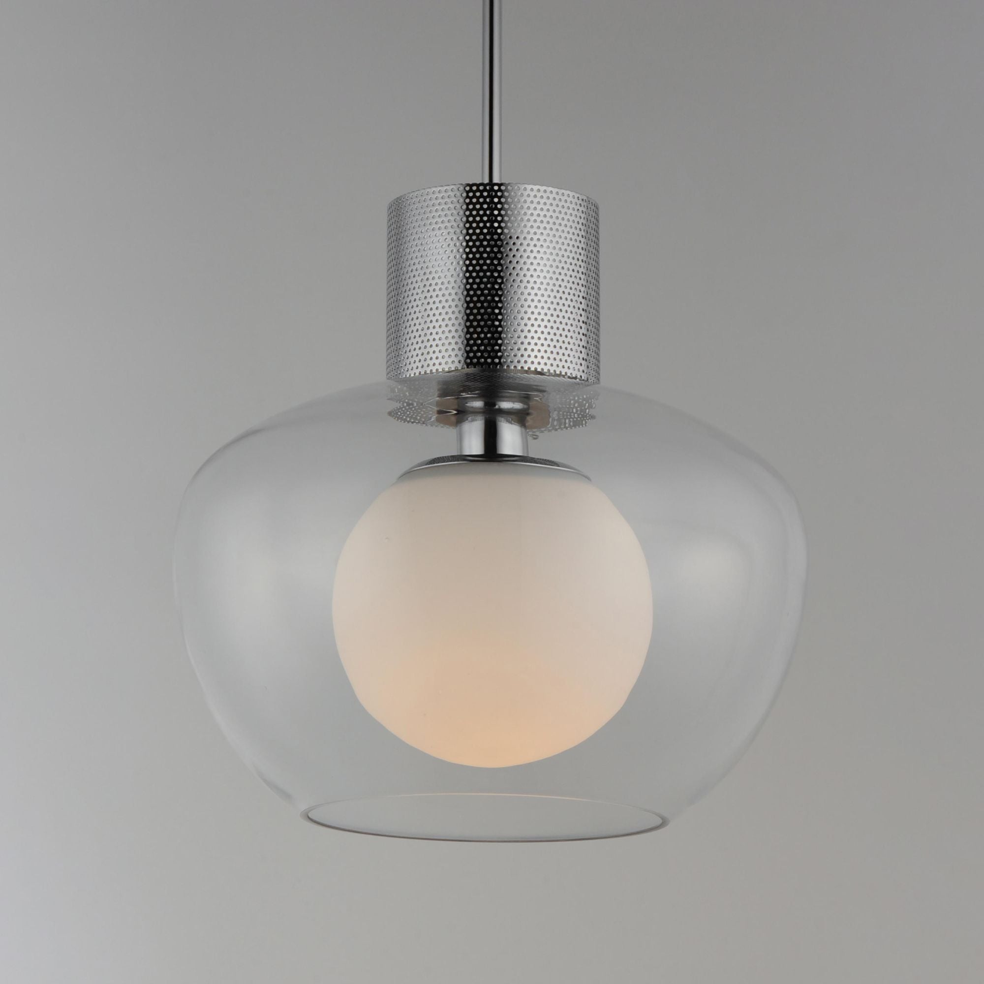 Studio M SM31086CLPC Incognito 14" Pendant - Clear/Chrome in Polished Chrome by Mat Sanders