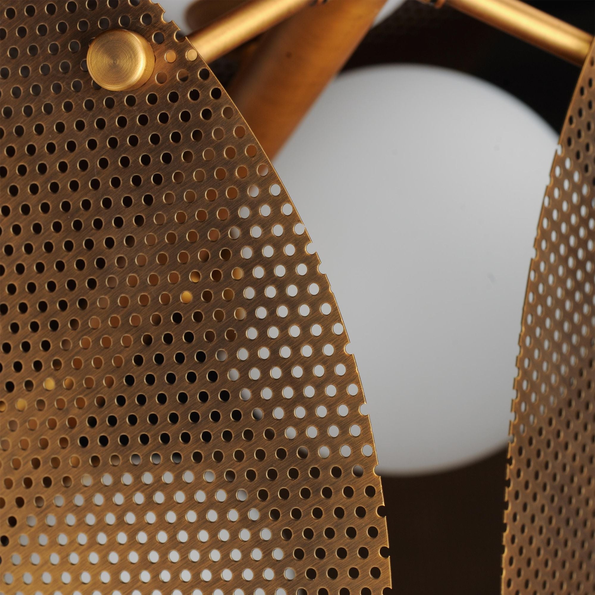 Studio M SM32305SWNAB Chips 5-Light - Brass Linear Pendant in Natural Aged Brass by Mat Sanders