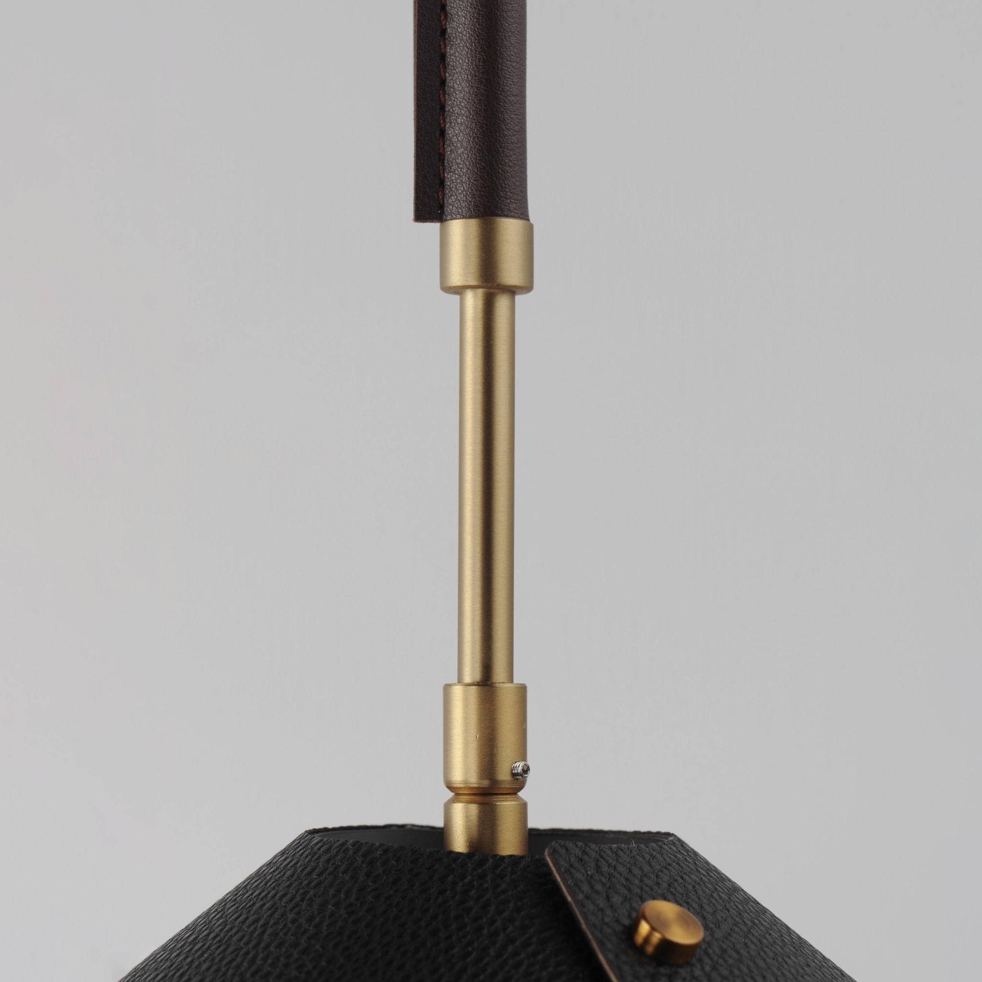 Studio M SM81801NAB Cavalier 11" Pendant in Natural Aged Brass by Mat Sanders