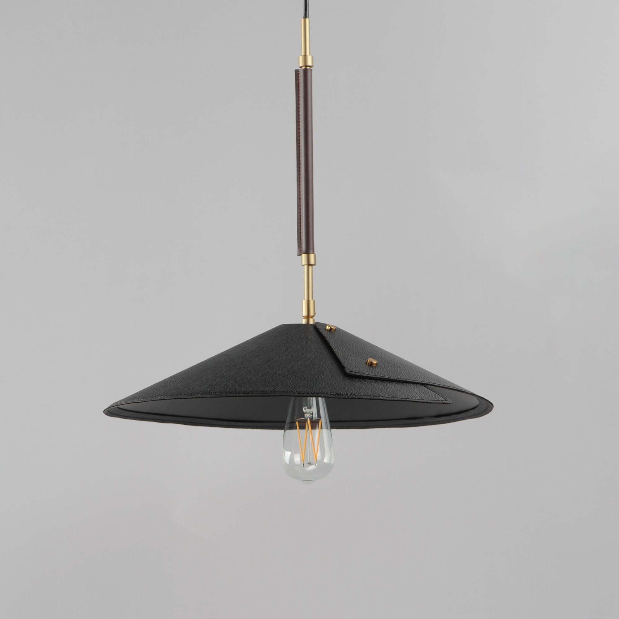 Studio M SM81806NAB Cavalier 16" Pendant in Natural Aged Brass by Mat Sanders