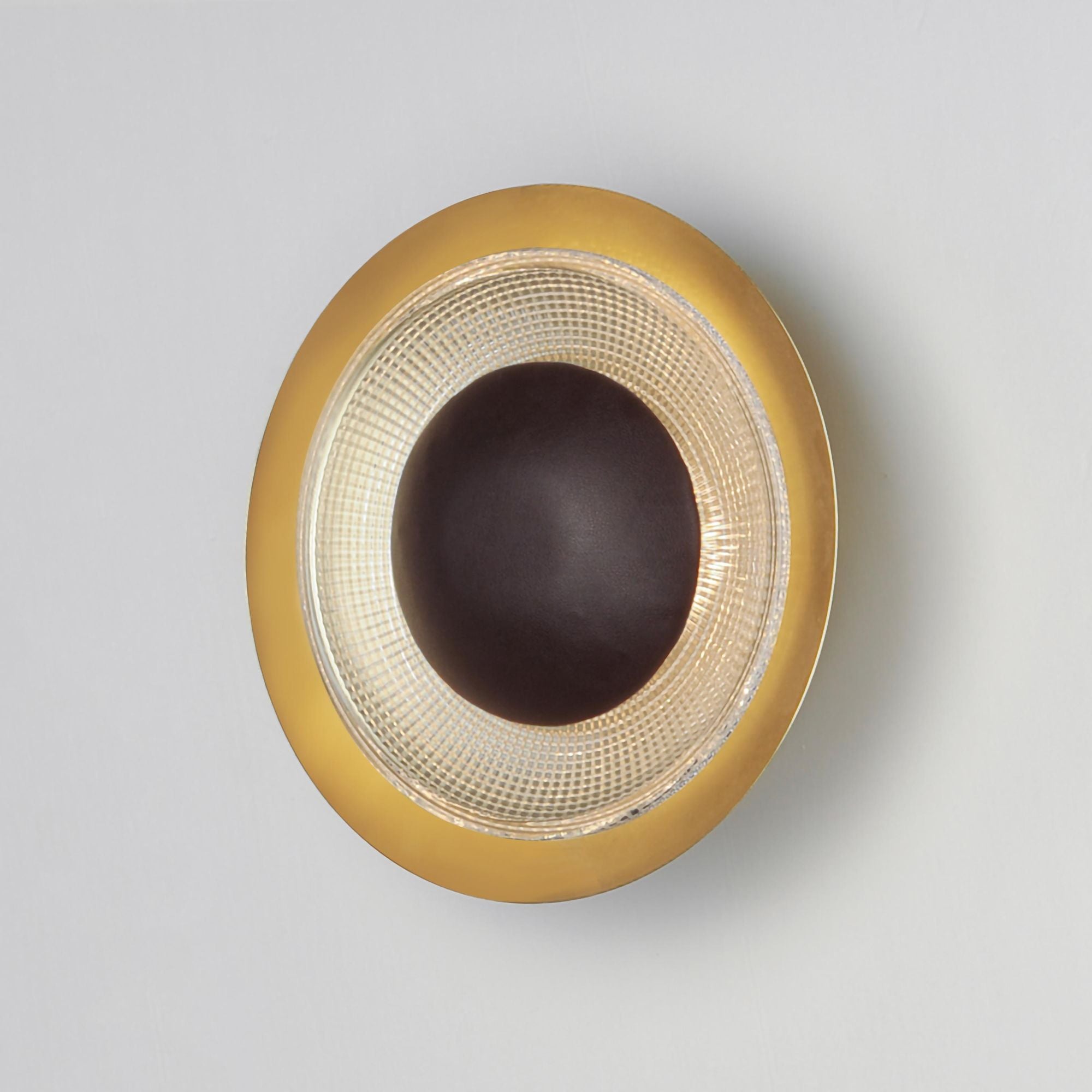 Studio M SM81860CRNAB Prismatic 16" Surface Mount in Natural Aged Brass by Mat Sanders