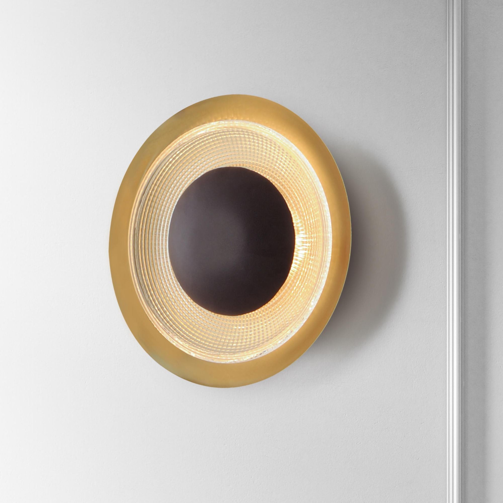 Studio M SM81860CRNAB Prismatic 16" Surface Mount in Natural Aged Brass by Mat Sanders