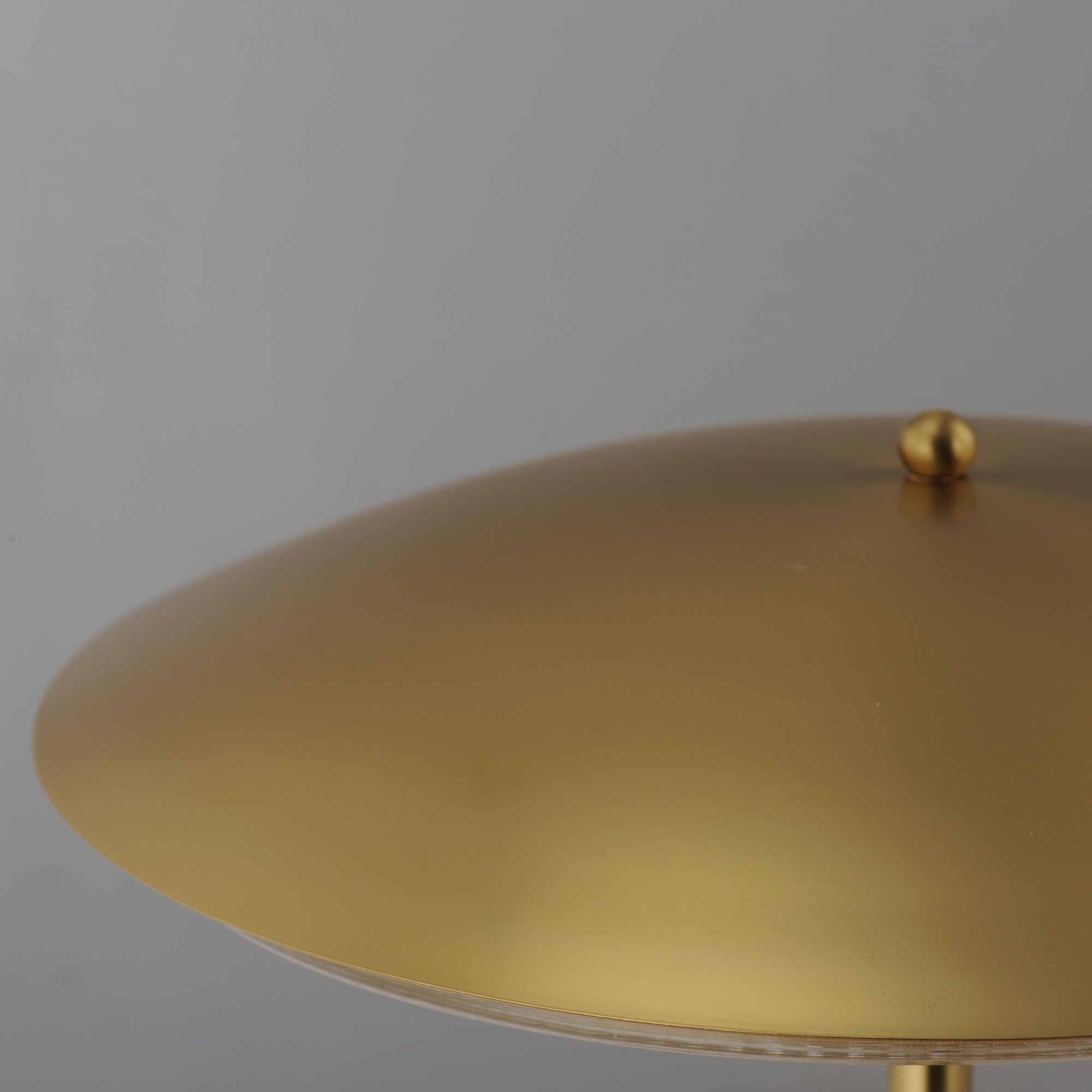 Studio M SM81868CRNAB Prismatic LED Table Lamp in Natural Aged Brass by Mat Sanders