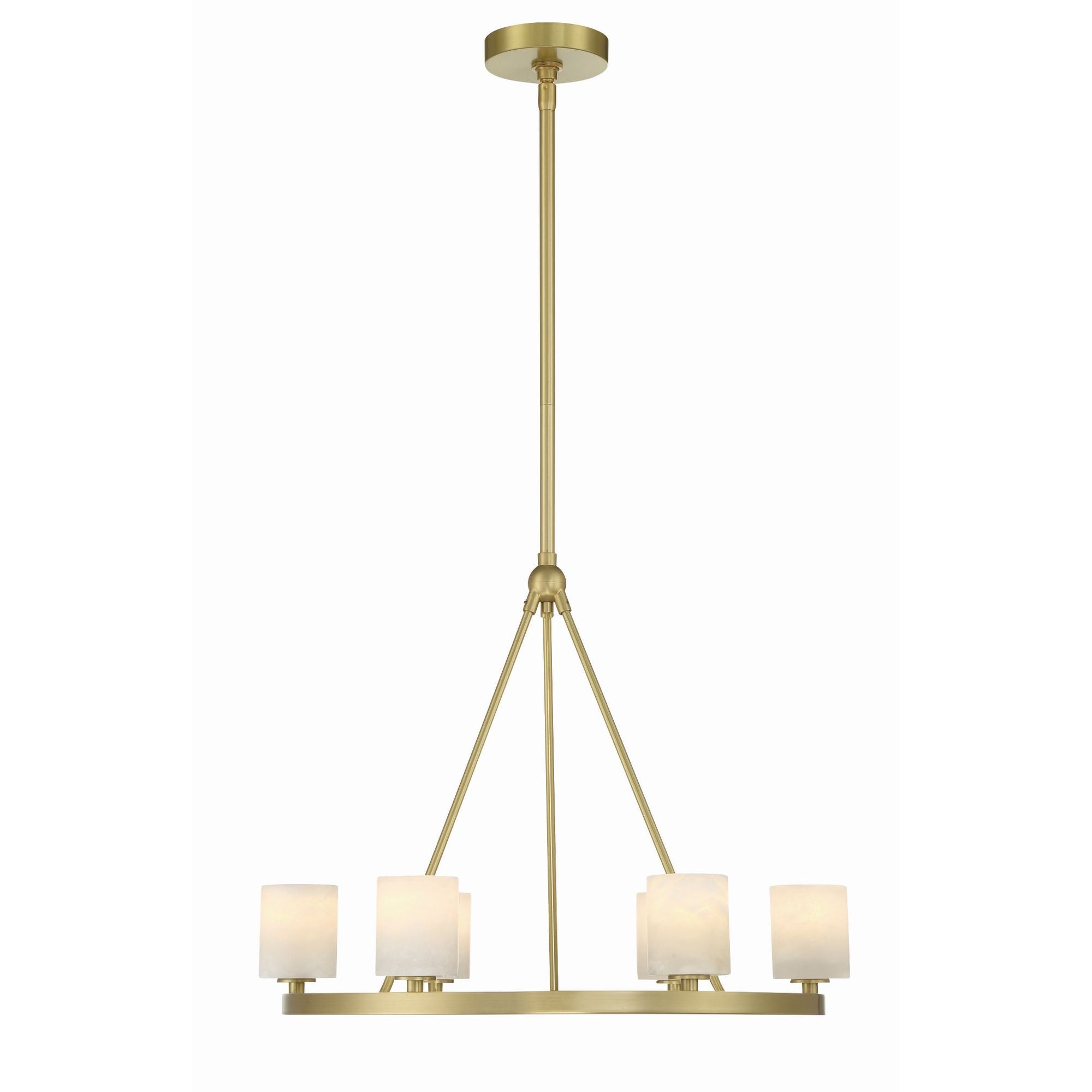 Aragon 22.75'' LED Soft Brass Chandelier Gold 22.75"W x 18"H x 22.75"D