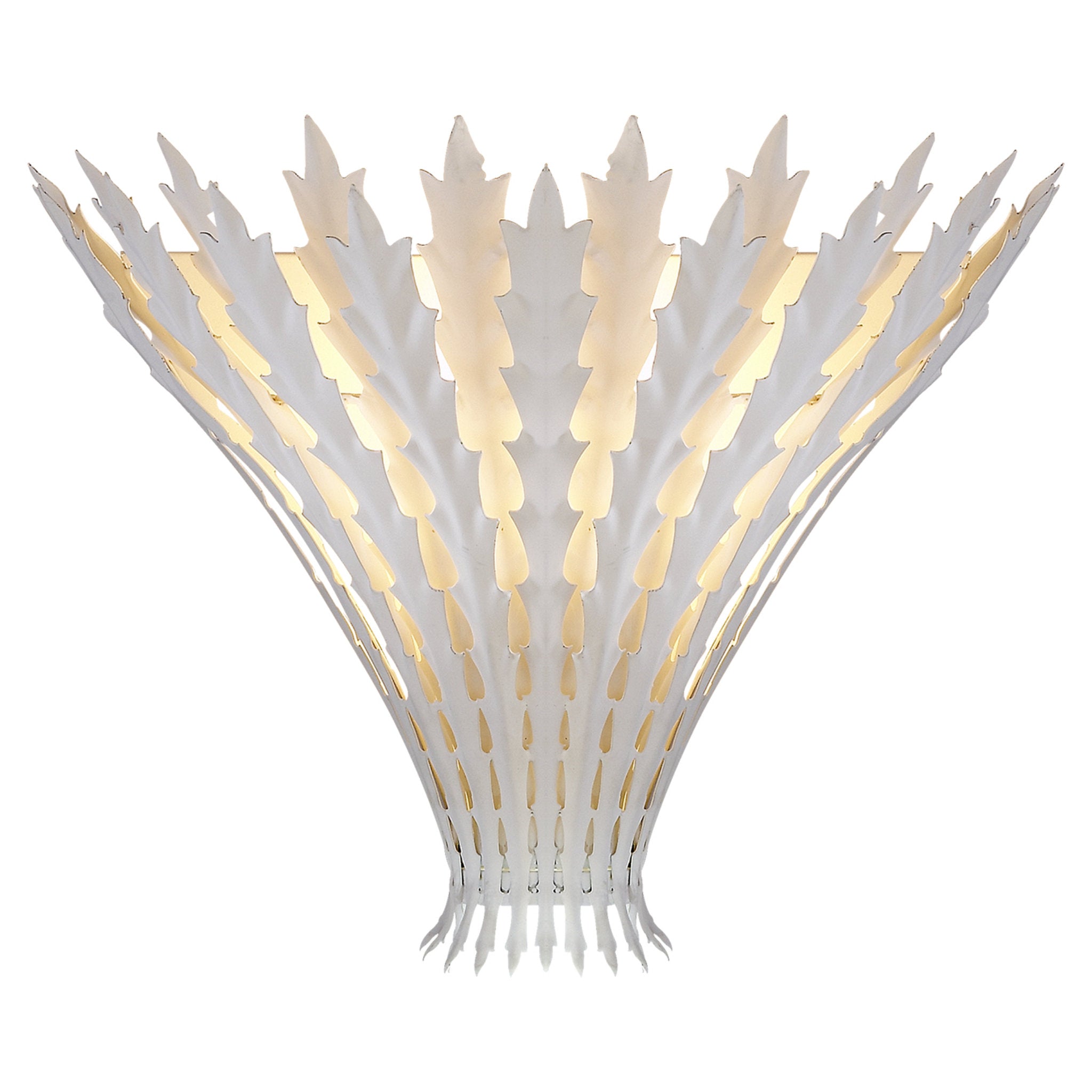 AERIN Hampton Wall Light in Plaster White W15" x H12"