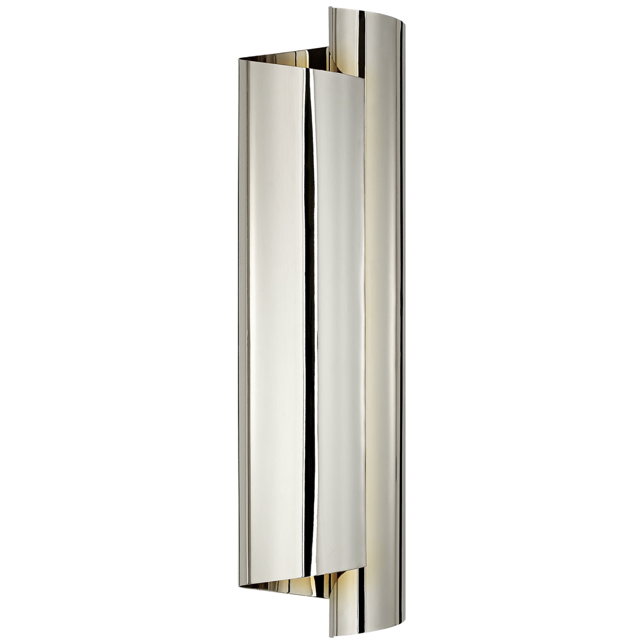 AERIN Iva Large Wrapped Sconce in Polished Nickel Wall Light W6.25" x H24"