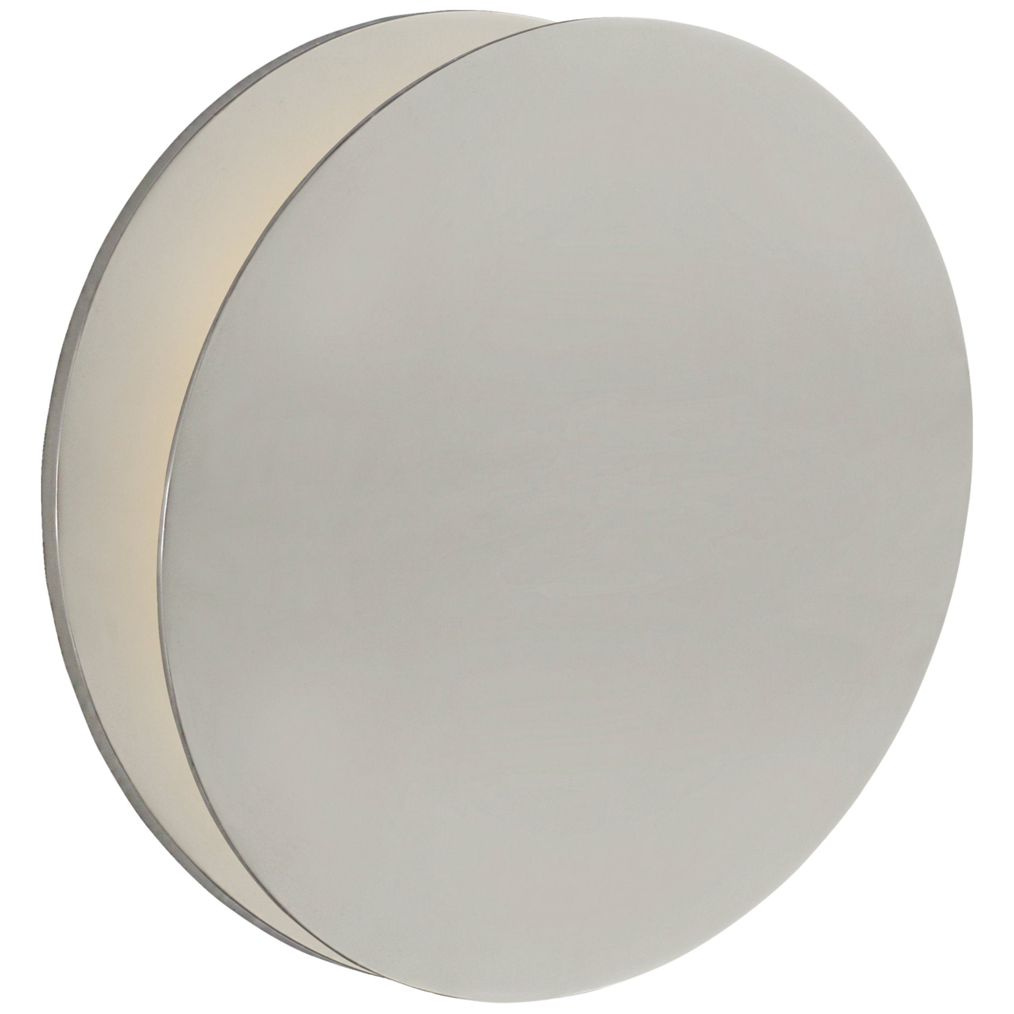 AERIN Gabriela Round Wall Washer in Polished Nickel Wall Light W12" x H12"