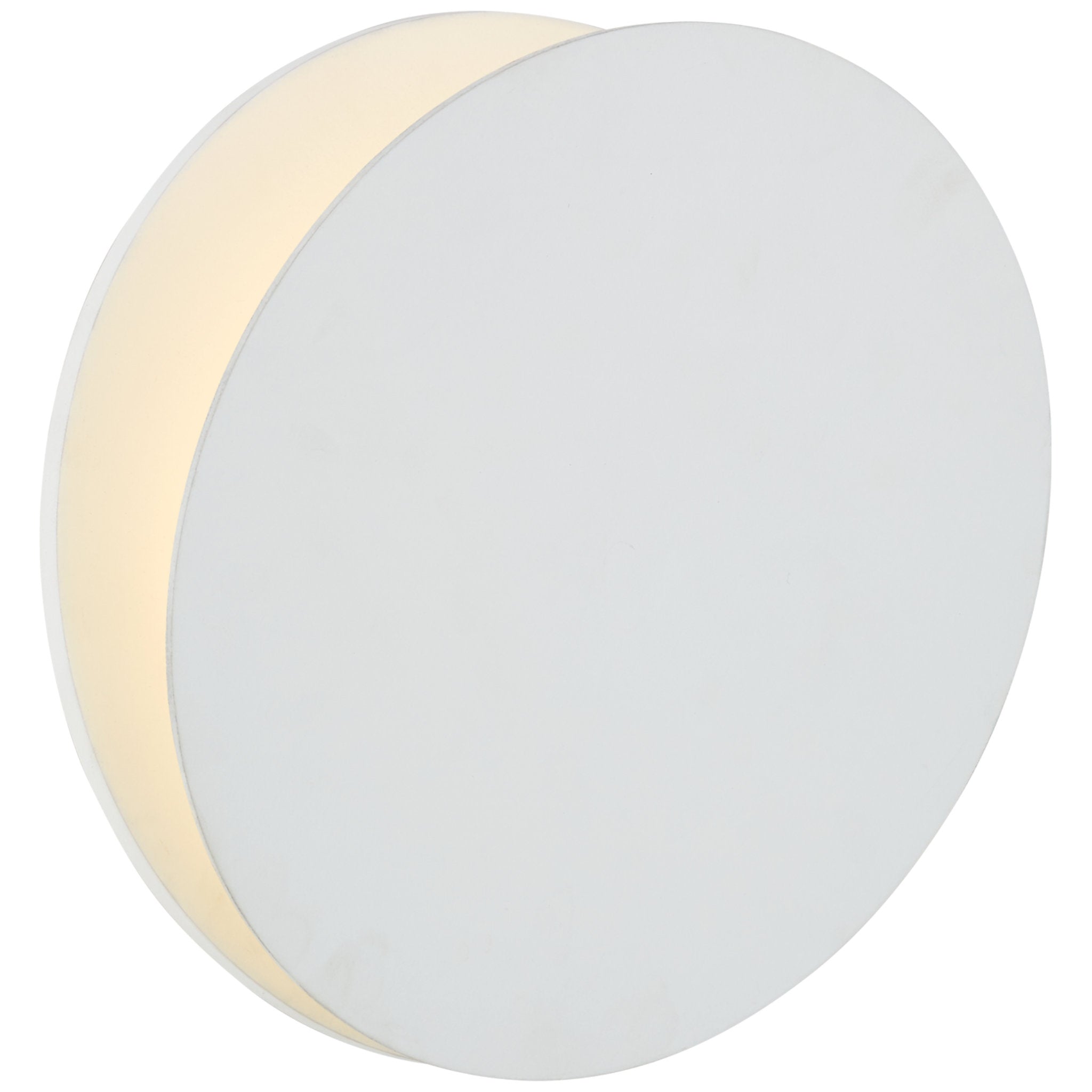 AERIN Gabriela Round Wall Washer in Matte White Wall Light W12" x H12"