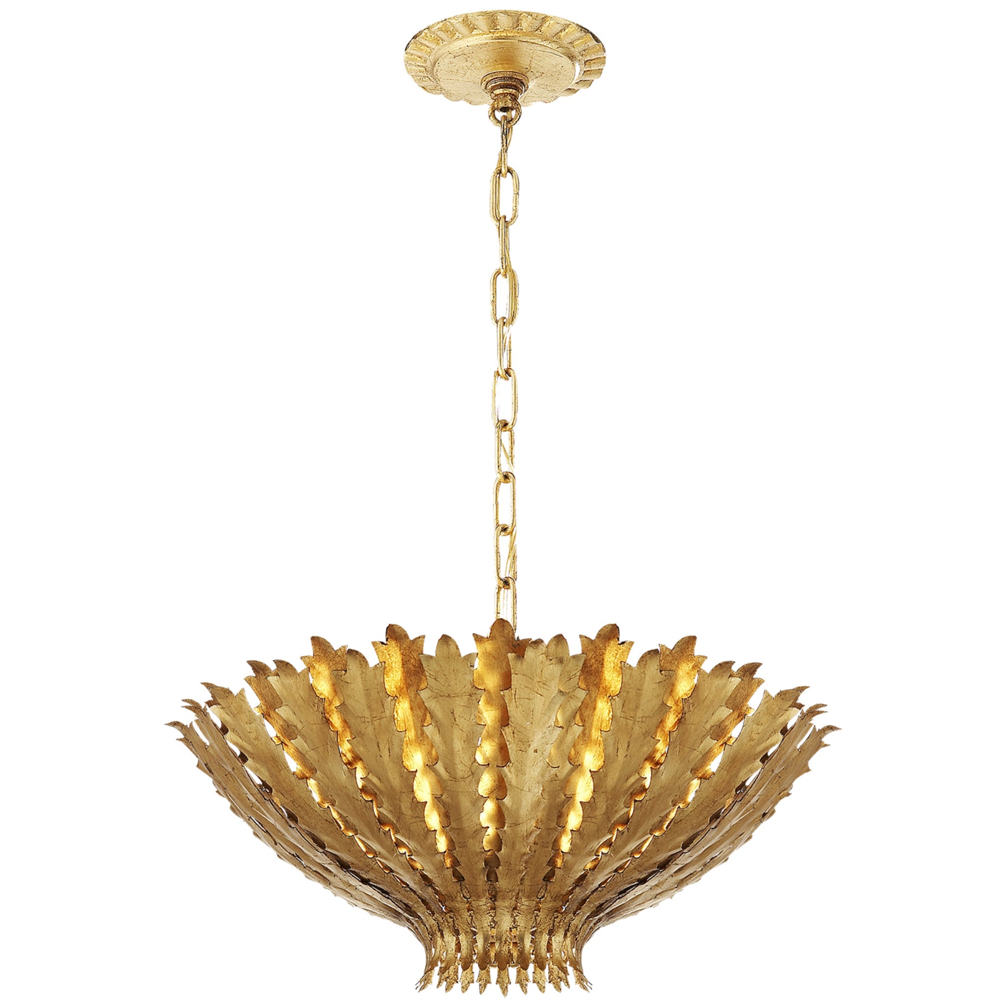 AERIN Hampton Small Chandelier in Gild Ceiling Light W19.5" x H9.25"