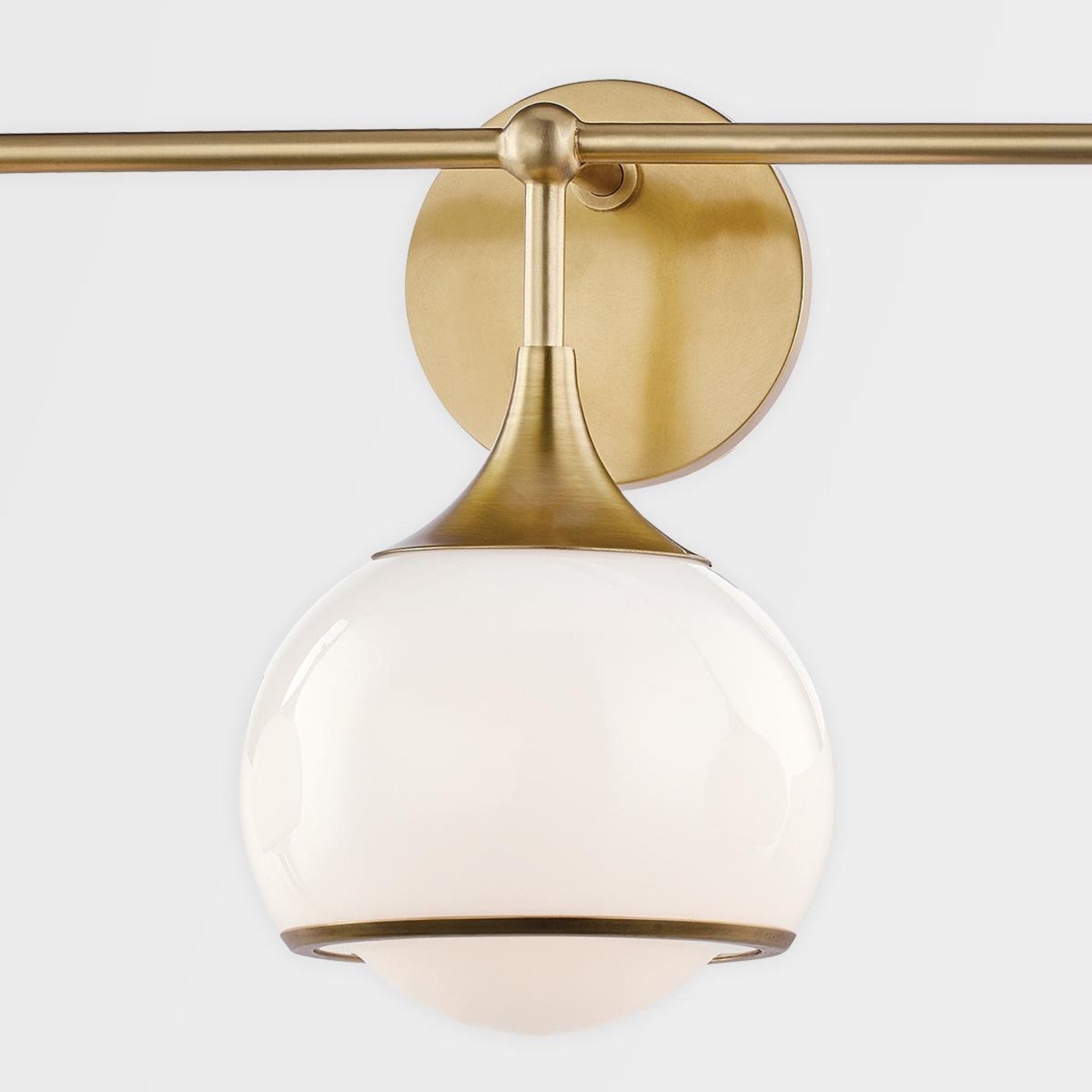 Reese 1-Light Pendant in Aged Brass 5.5L x 10W x 11.5H