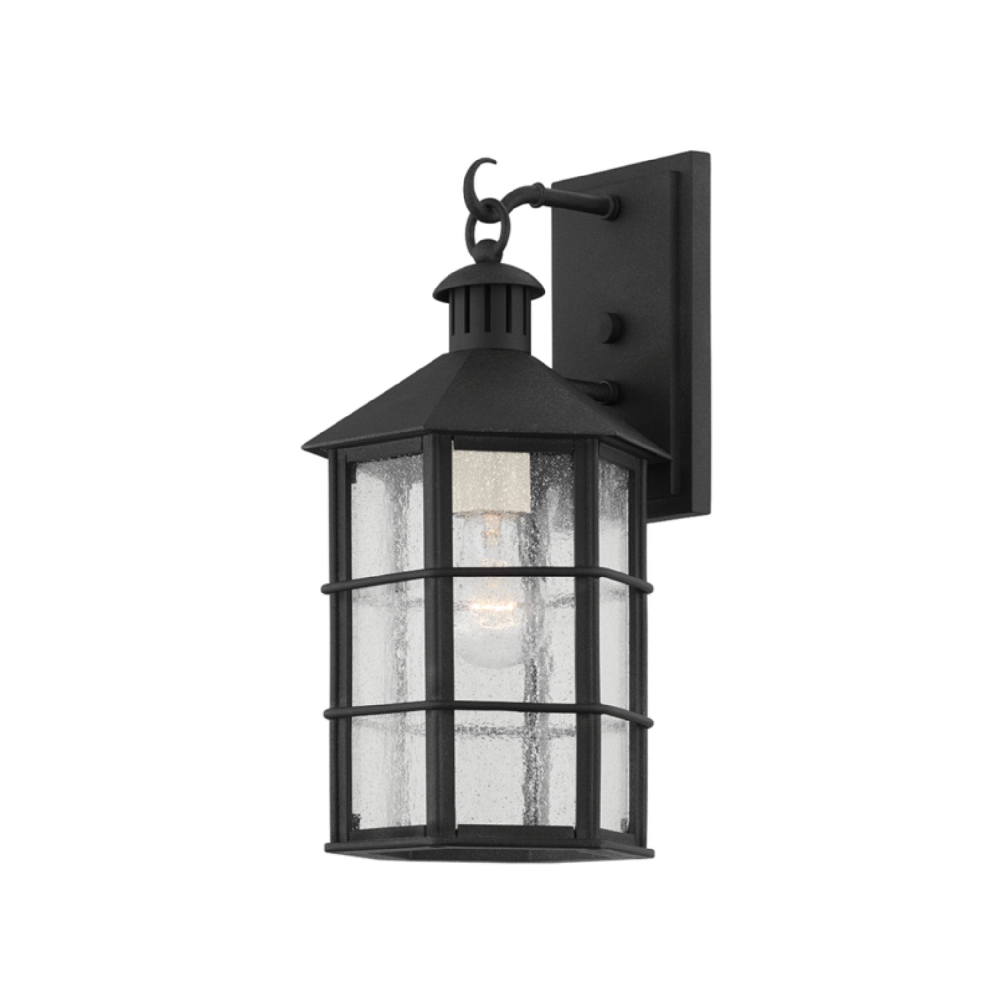 Lake County Wall Sconce 1-Light Outdoor LED in French Iron 8L x 8W x 14.75H