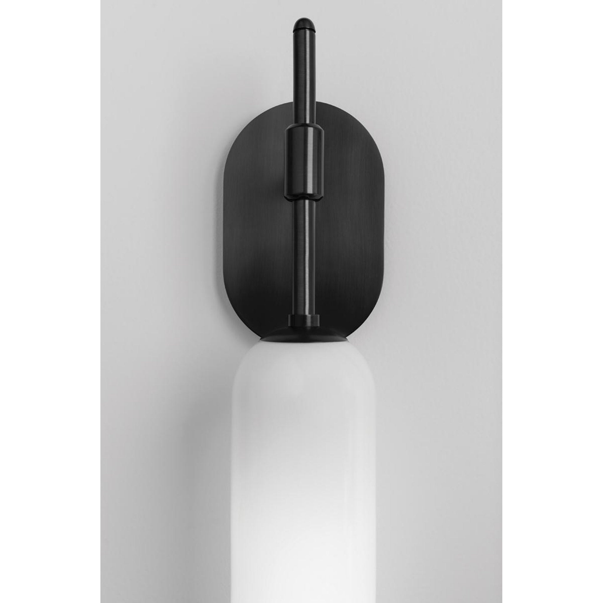 Miley 1-Light Wall Sconce in Polished Nickel 4.5L x 4.75W x 29.5H