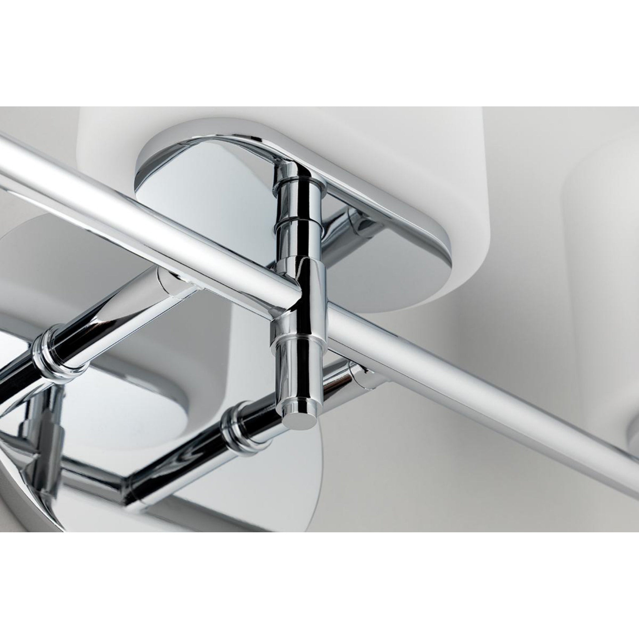 Trinity 2-Light Bath and Vanity in Polished Chrome 13.75L x 13.75W x 8H