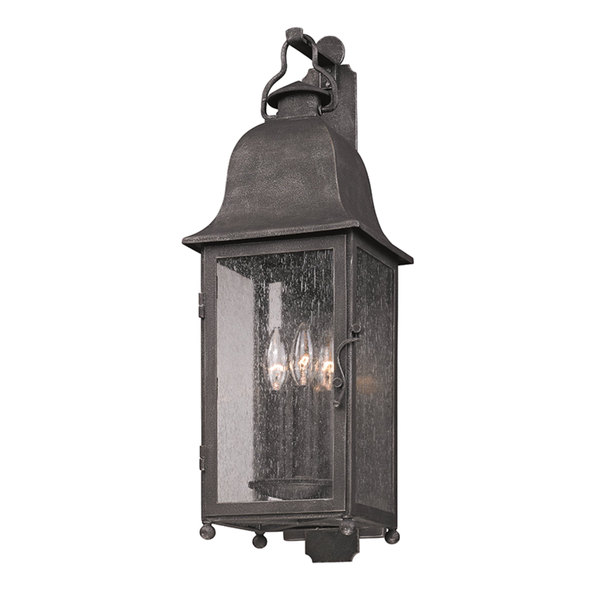 Larchmont Wall Sconce 3-Light Outdoor LED in Vintage Bronze 8L x 8W x 8.75H
