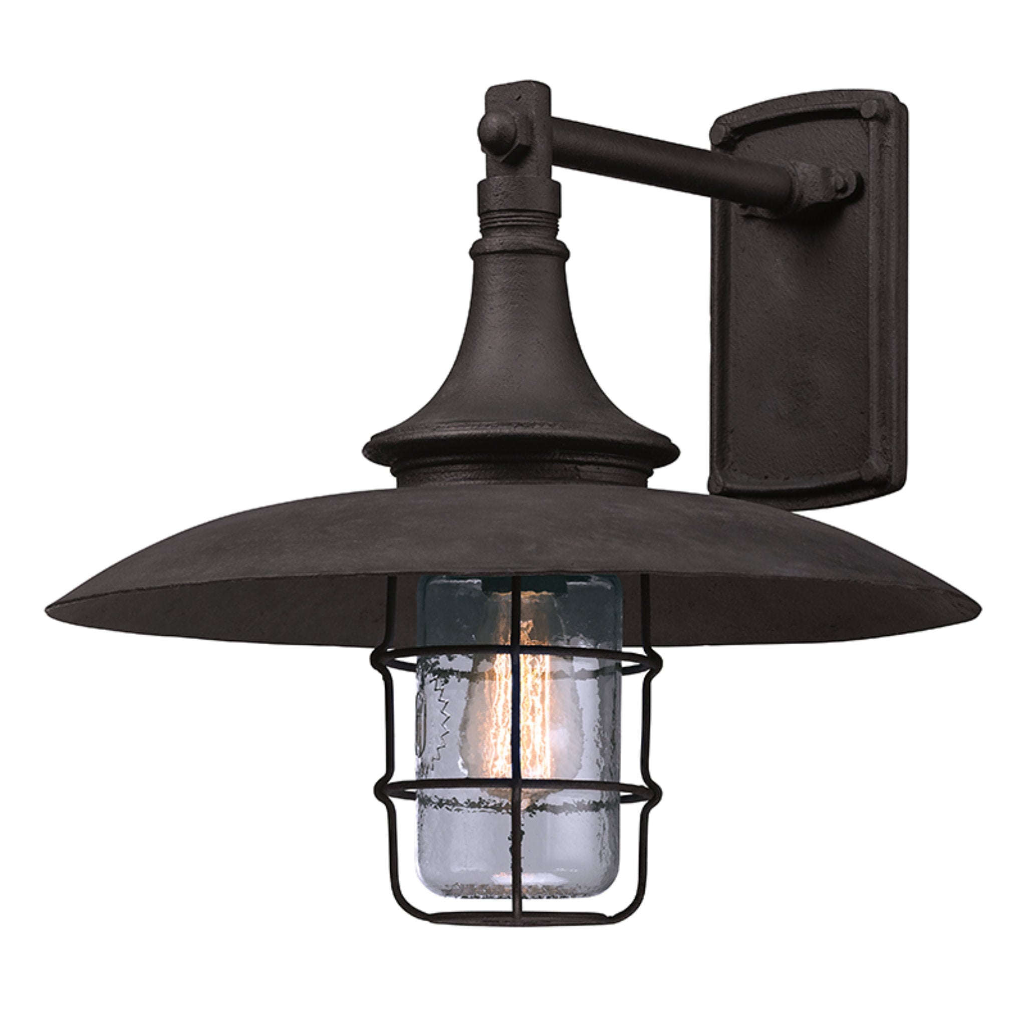 Allegheny Wall Sconce 1-Light Outdoor LED in Heritage Bronze 16.25L x 16.25W x 15.5H