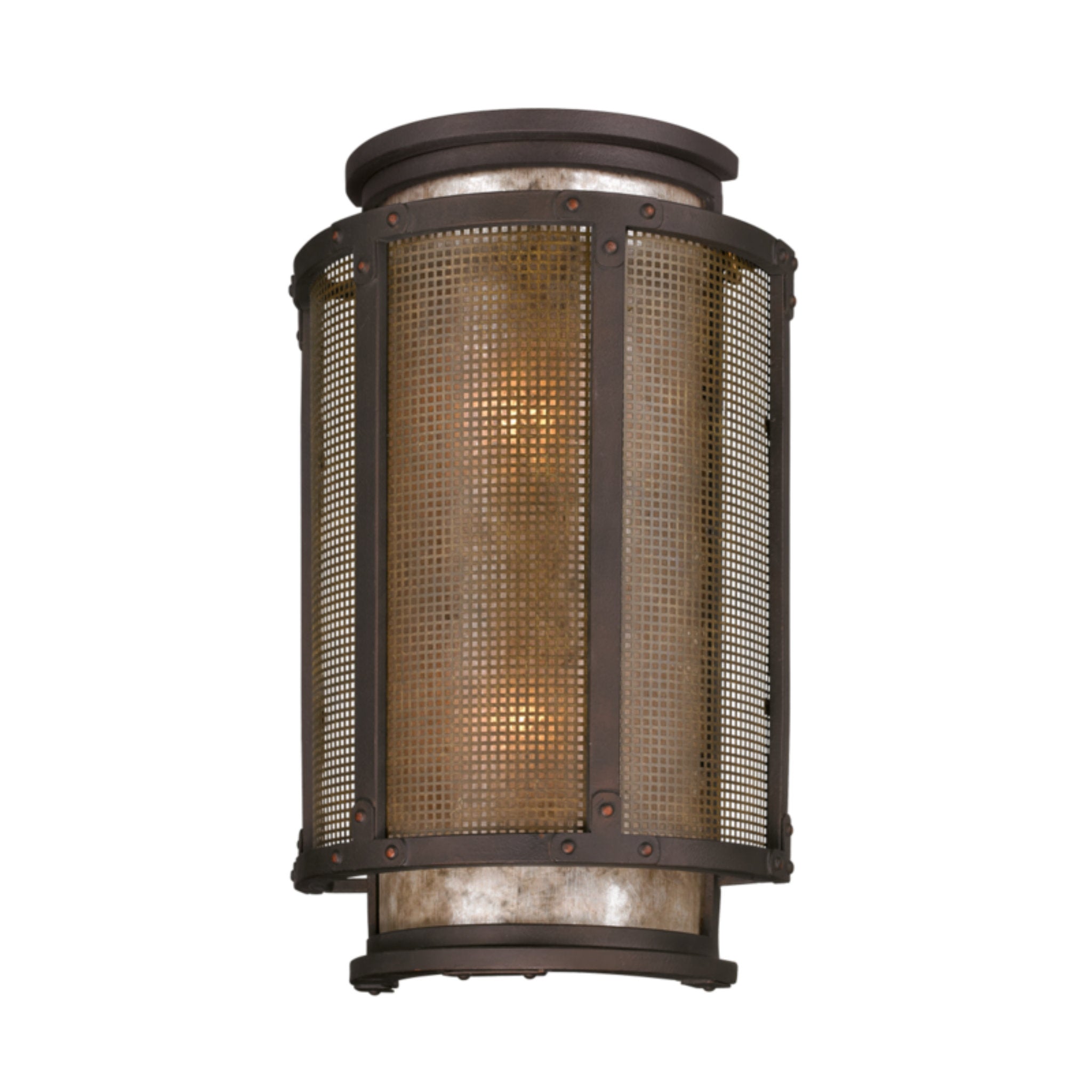 Copper Mountain Wall Sconce 2-Light Outdoor LED in Bronze 11.25L x 11.25W x 18.25H