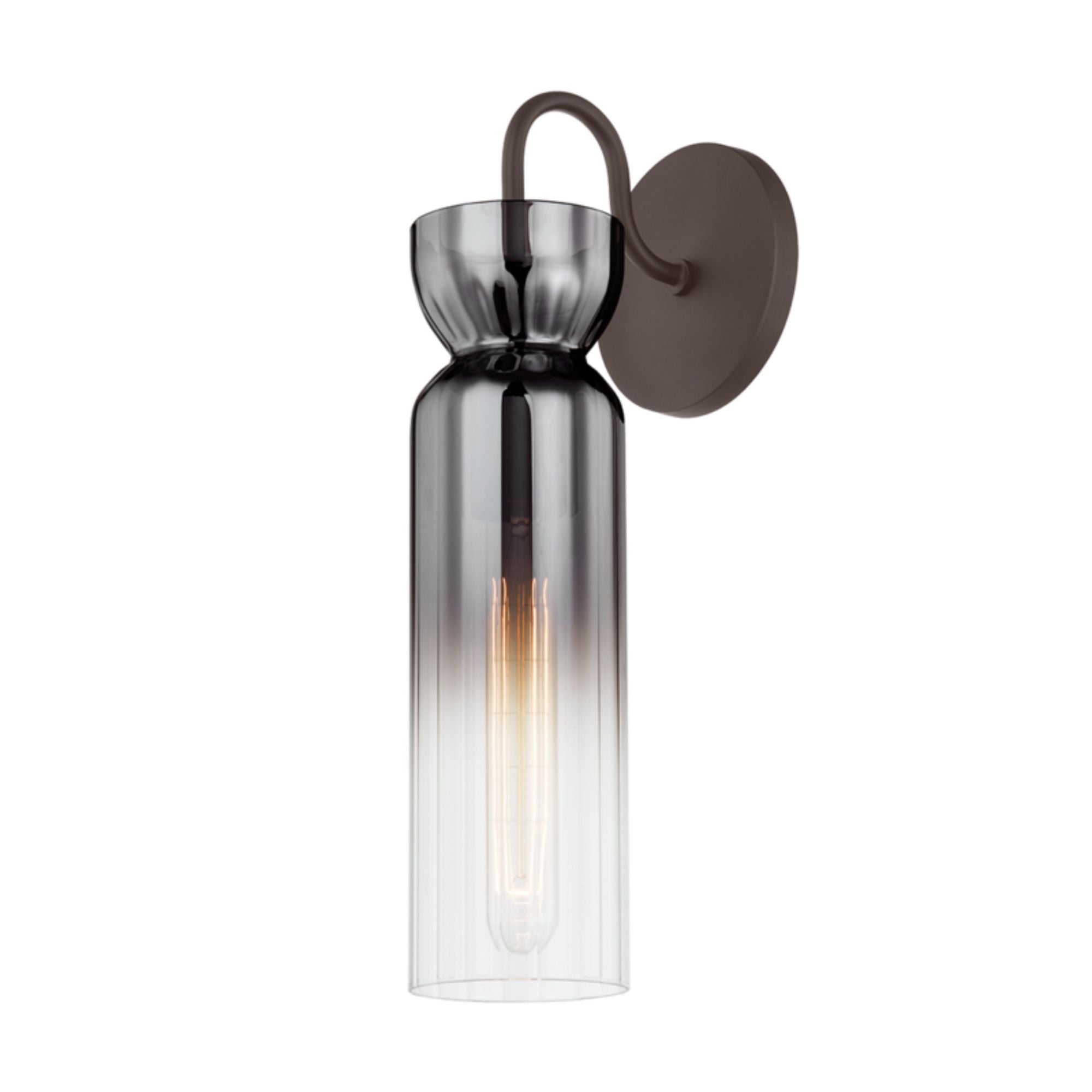 Julian 1-Light Wall Sconce in Bronze 4.75W x 15.25H
