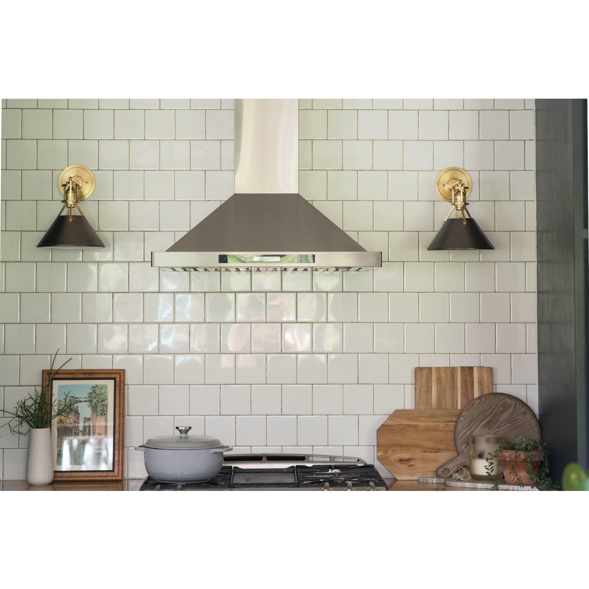 Metal No. 2 1-Light Wall Sconce in Aged/Antique Distressed Bronze by Mark D. Sikes 9.5L x 9.5W x 11H