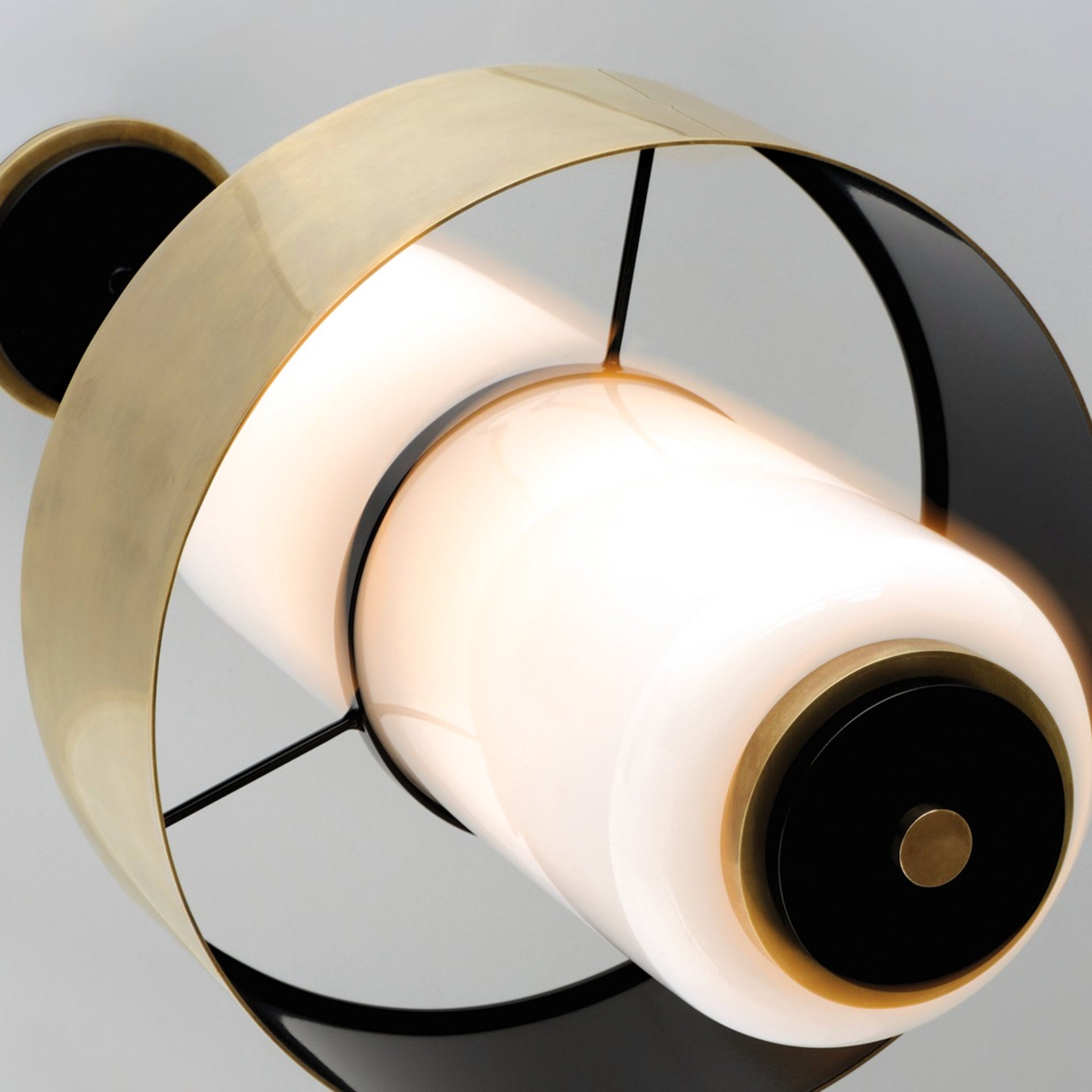 Melrose 4-Light Pendant in Vintage Brass/Soft Black 19L x 19W x 26H