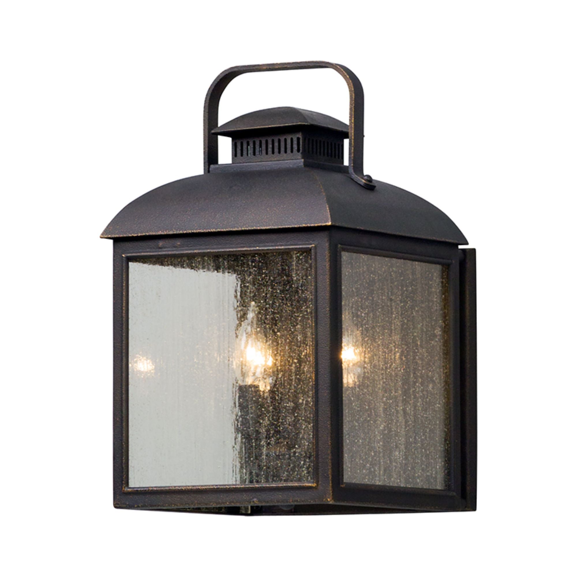 Chamberlain Wall Sconce 3-Light Outdoor LED in Vintage Bronze 10L x 10W x 16.5H