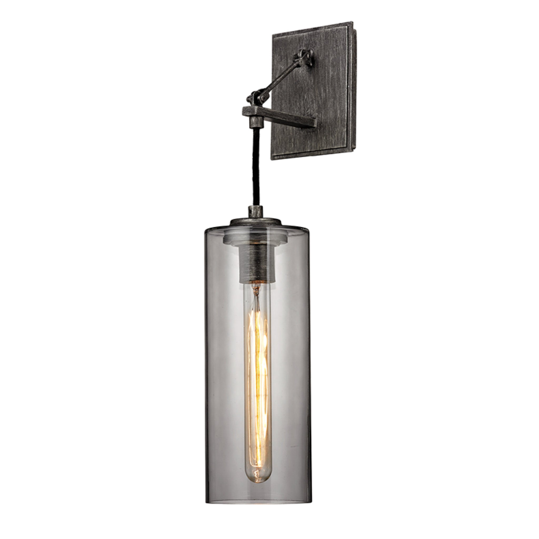 Union Square Wall Sconce 1-Light LED in Graphite 4.5L x 4.5W x 20.75H